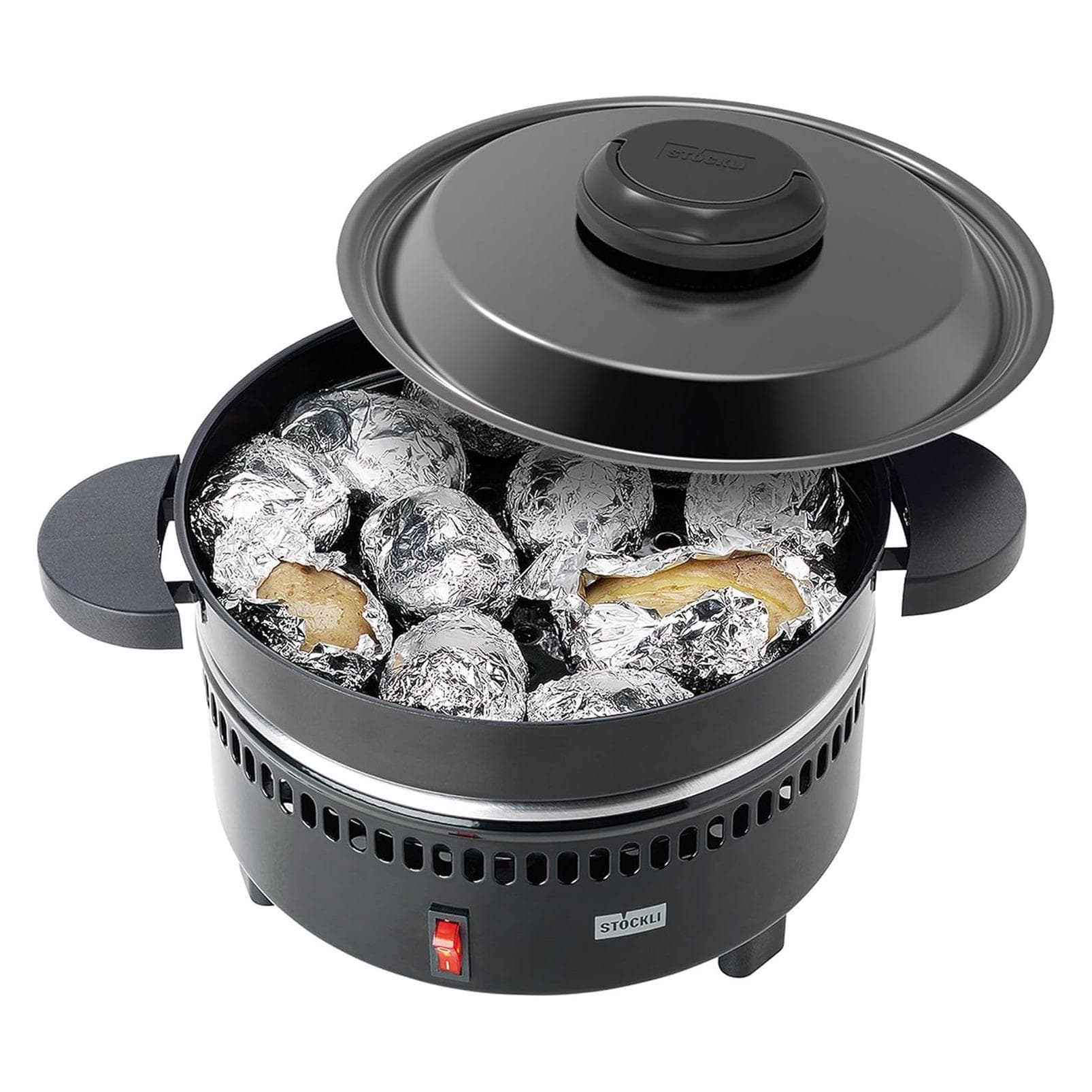 Stöckli Marroniofen, Tischgrill, Schwarz