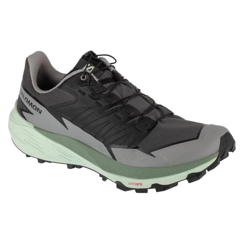 Salomon, Herren, Laufschuhe, Thundercross Laufschuhe (42), Grau, Schwarz, Silber
