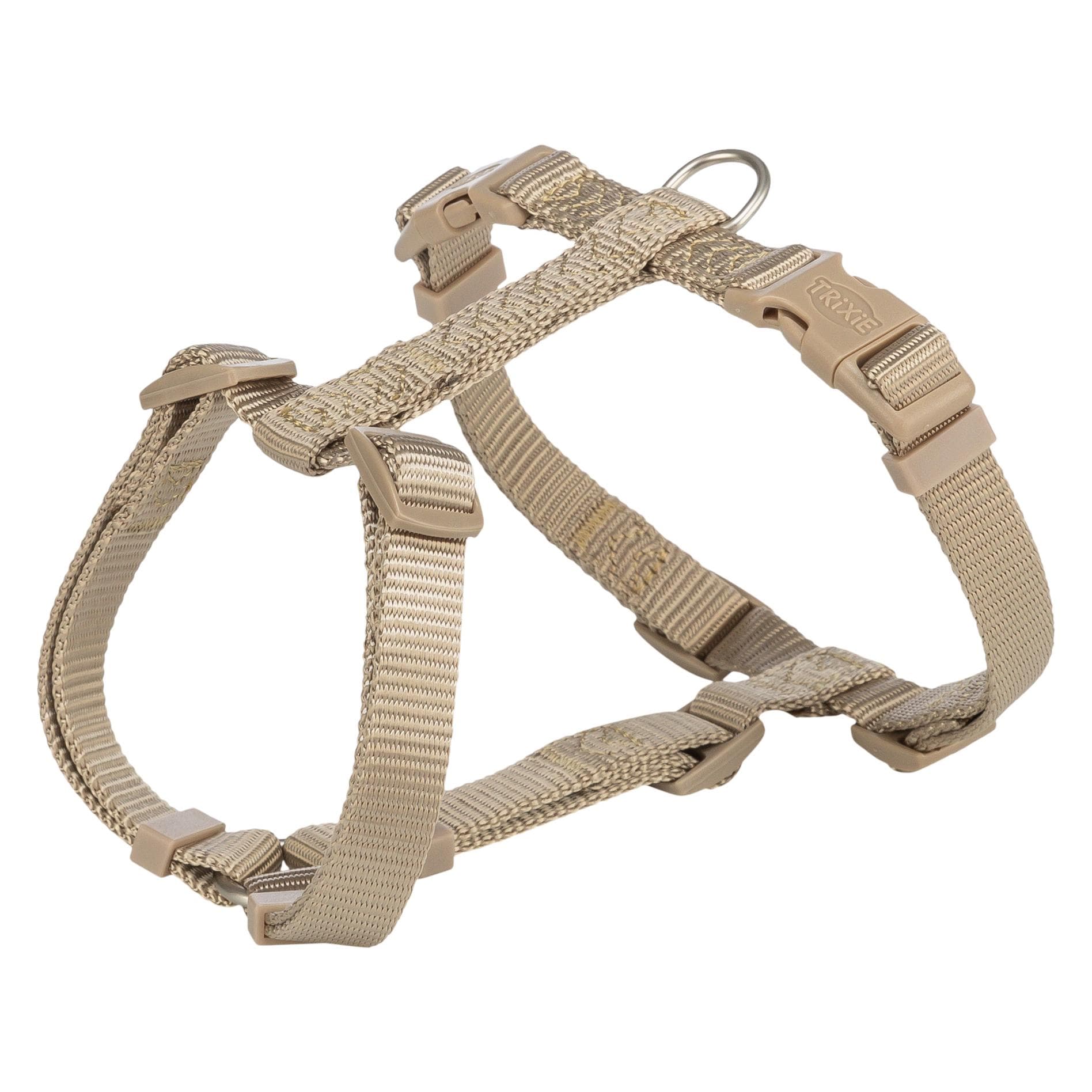 Trixie *Premium H-harness, L: 60–87 cm/25 mm, sand (L, Hund, Spazieren), Halsband + Leine