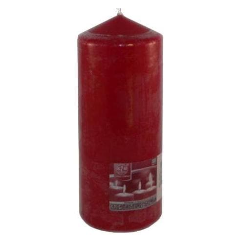 Magni, Kerzen, Idena Stumpenkerze / 20 x 7.5 cm/Bordeaux, Wachs, Rot, 8.1x7.8x19.5 cm (1 Stk.)