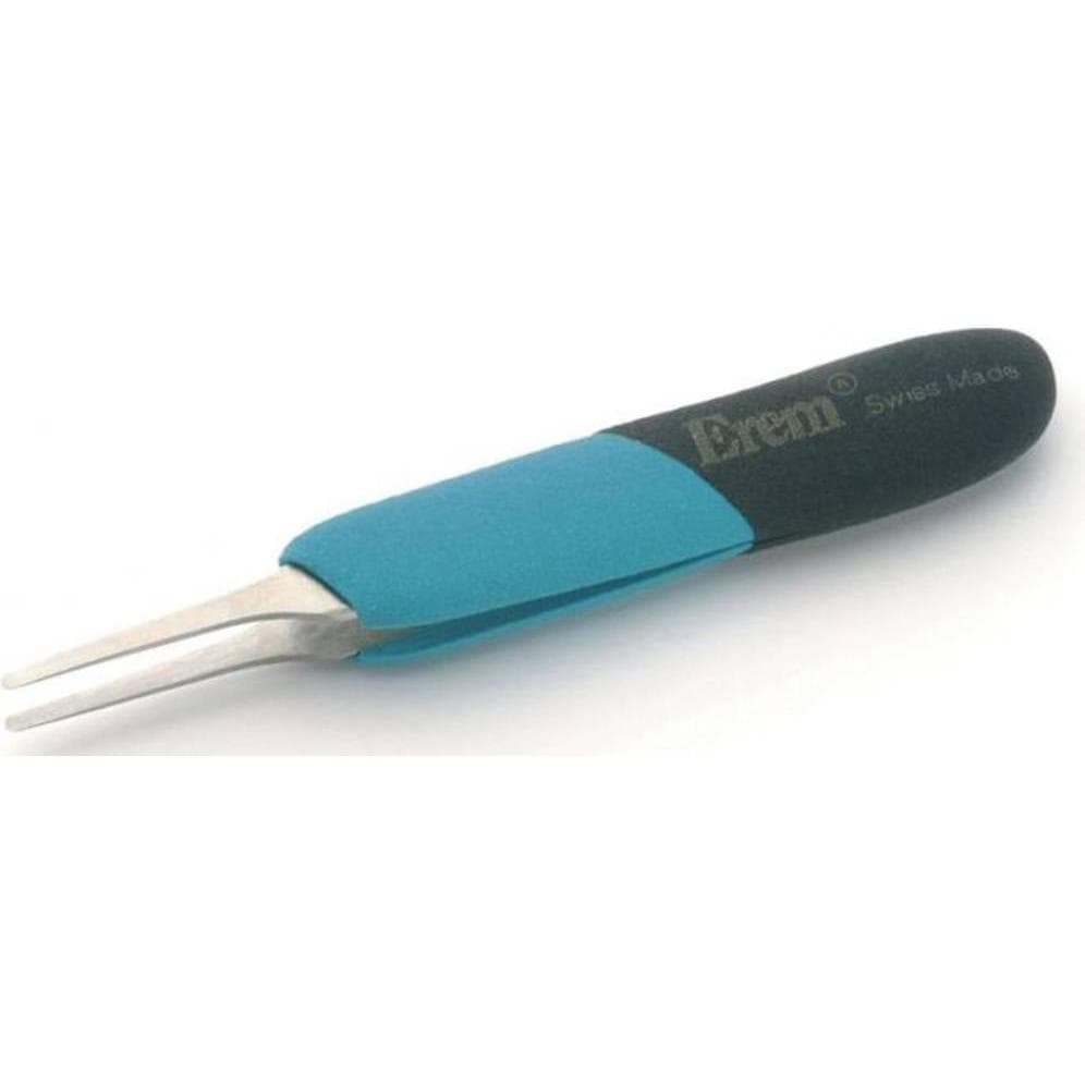 Weller Erem, Pinzette, Ergonomische Präzisionspinzette mit geraden flachen abgerundeten Spitzen für einfache Greifarbeiten