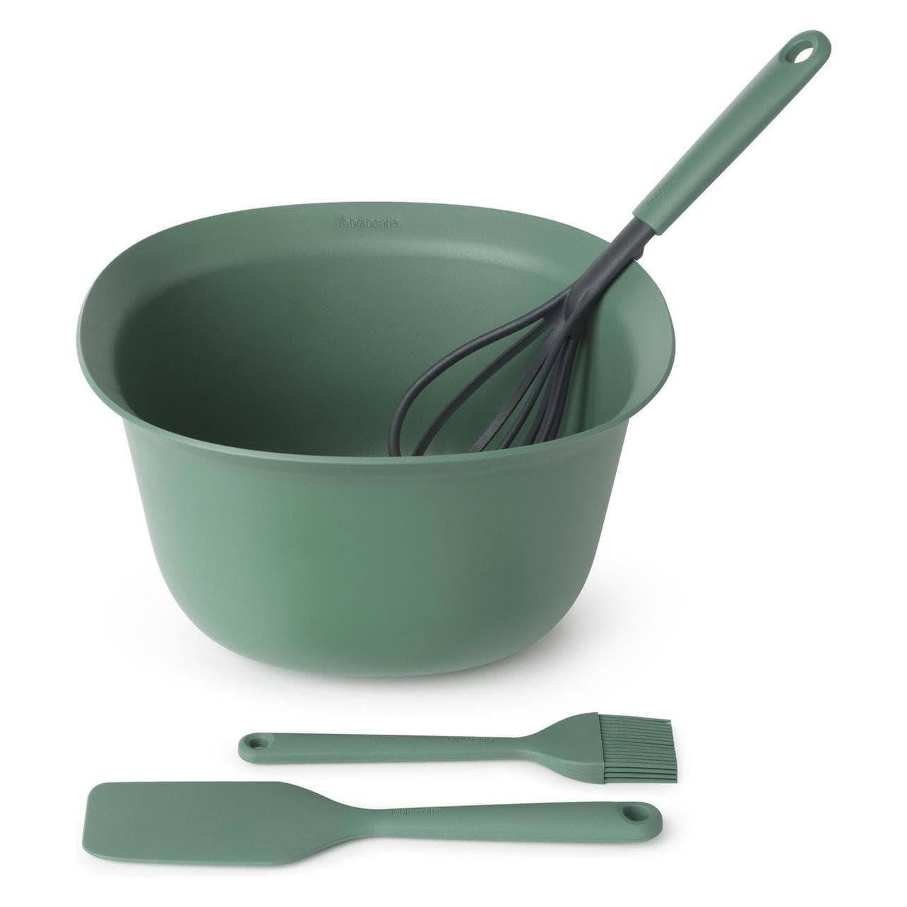 Brabantia Back-Set mit Rührschüssel 3.2 L, Schüssel + Schale, Grün