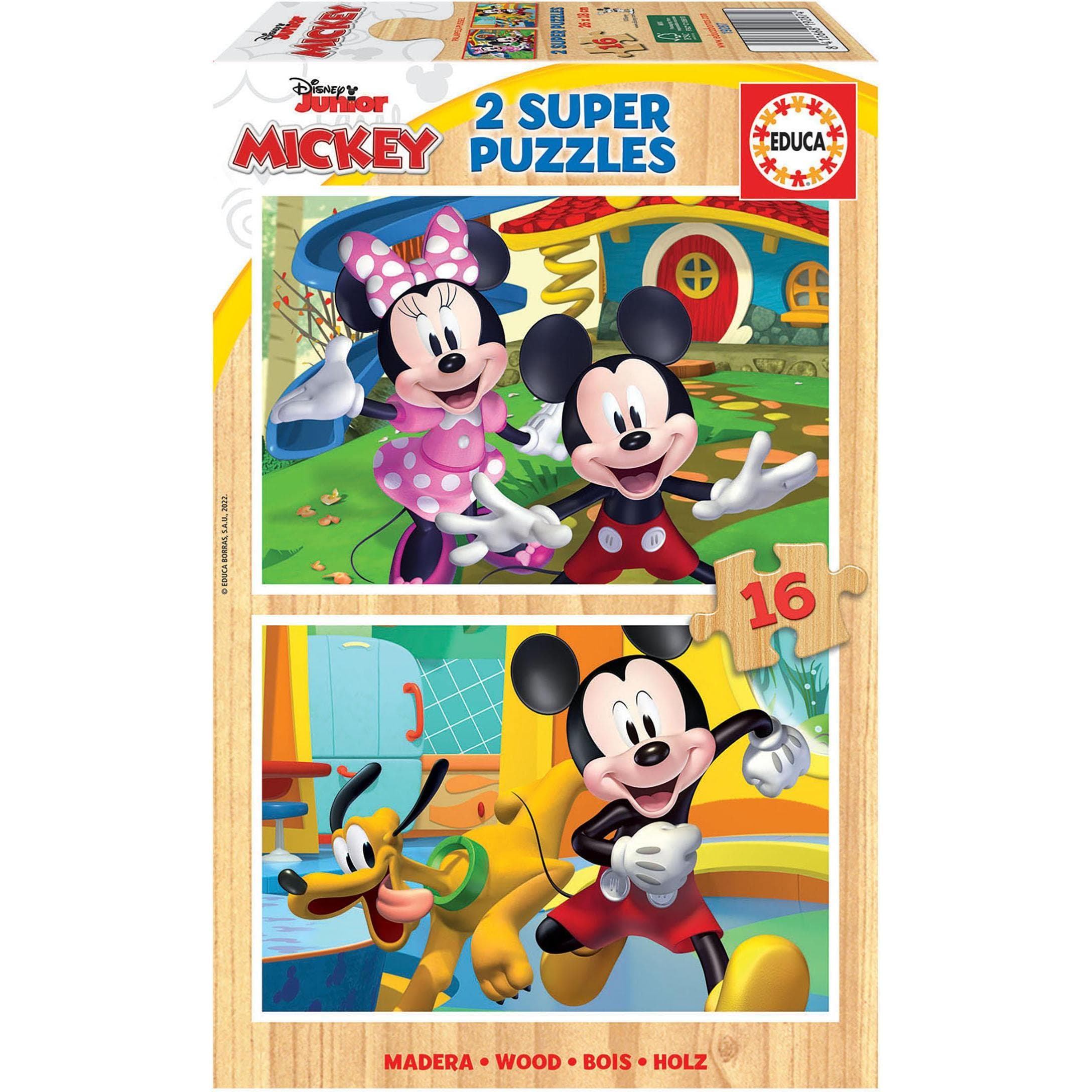 Educa Mickey Minnie T Holzpuzzle (32 Teile)