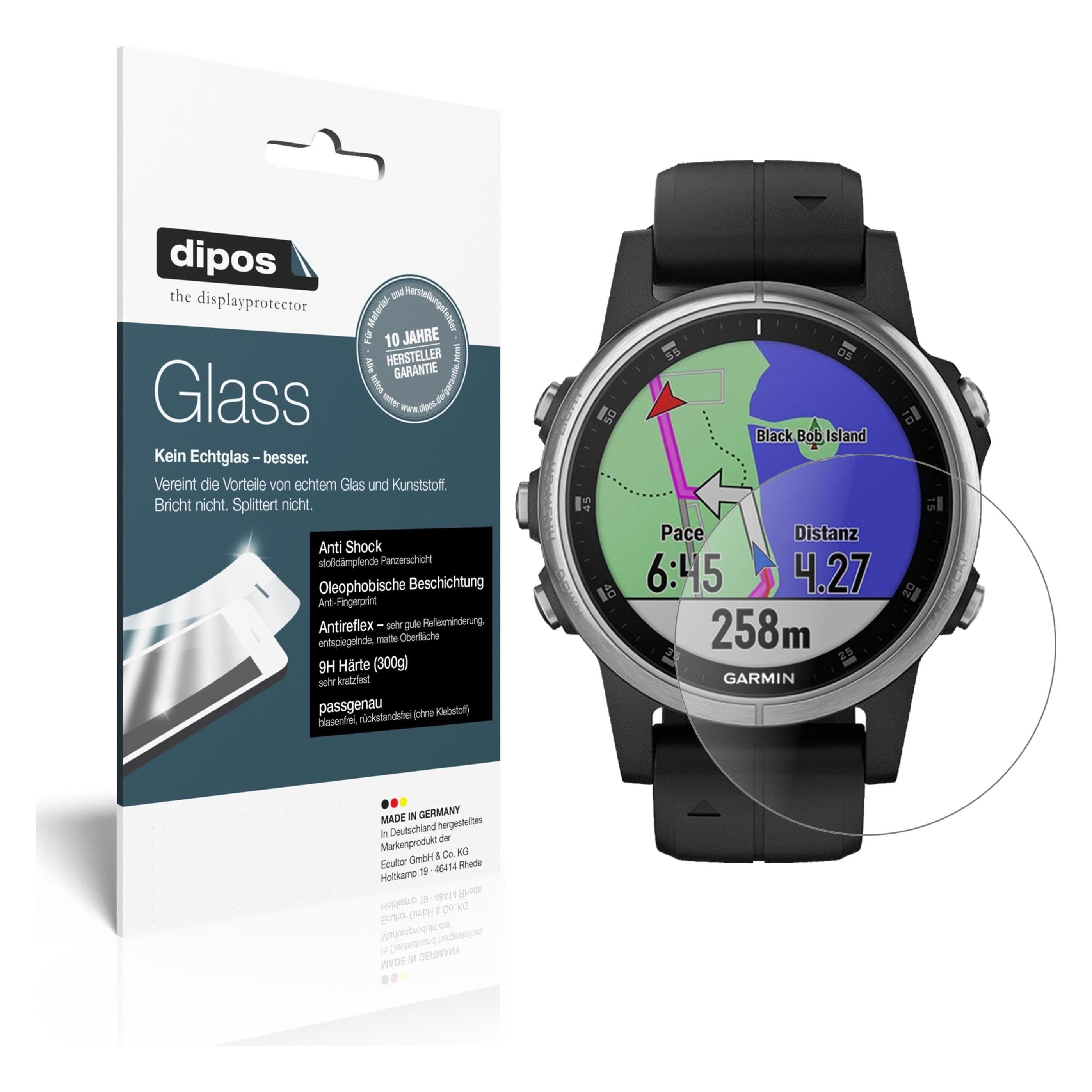 Dipos Displayschutz Anti-Shock, Smartwatch Schutzfolie, Transparent