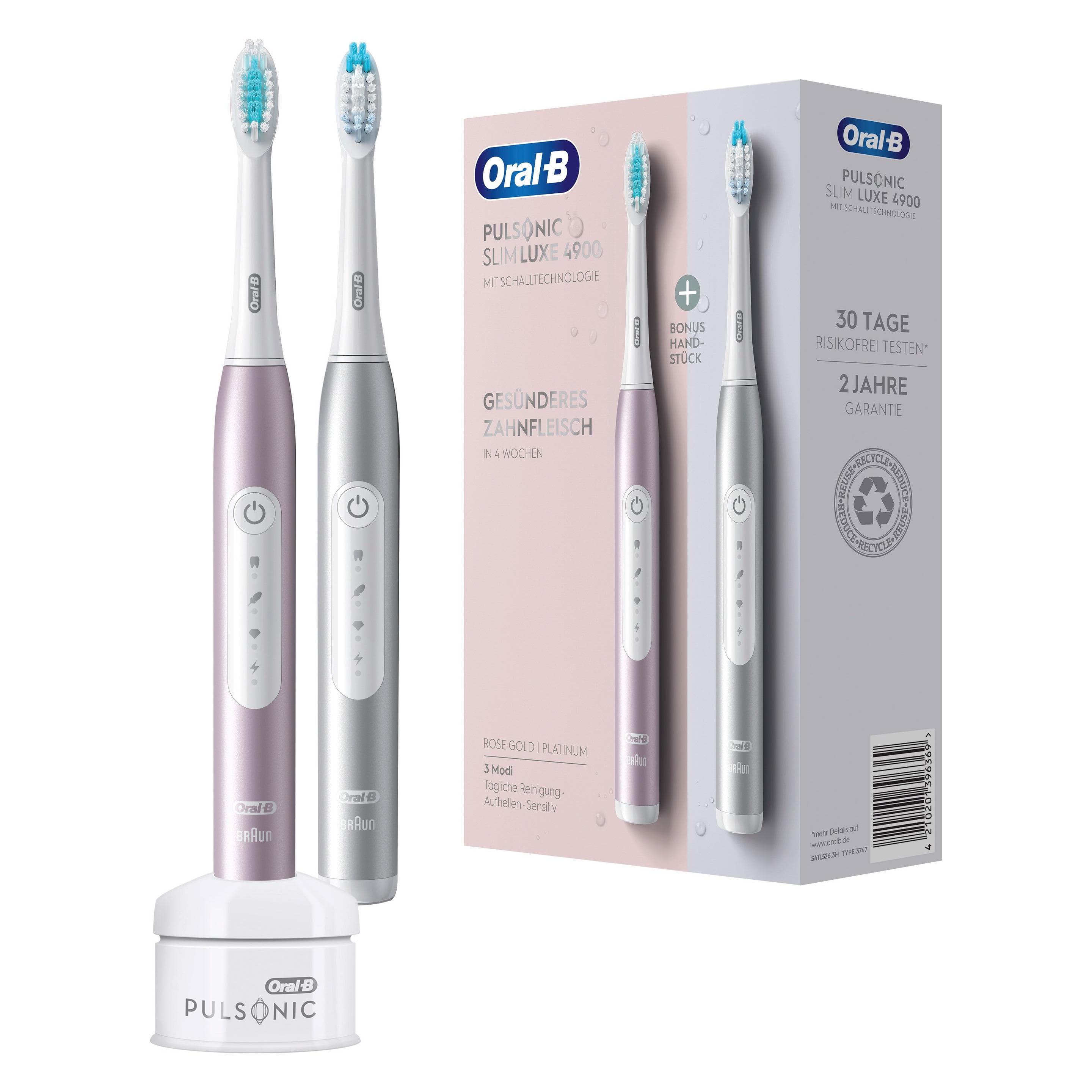 Oral-B, Elektrische Zahnbürste, Pulsonic Slim Luxe 4900