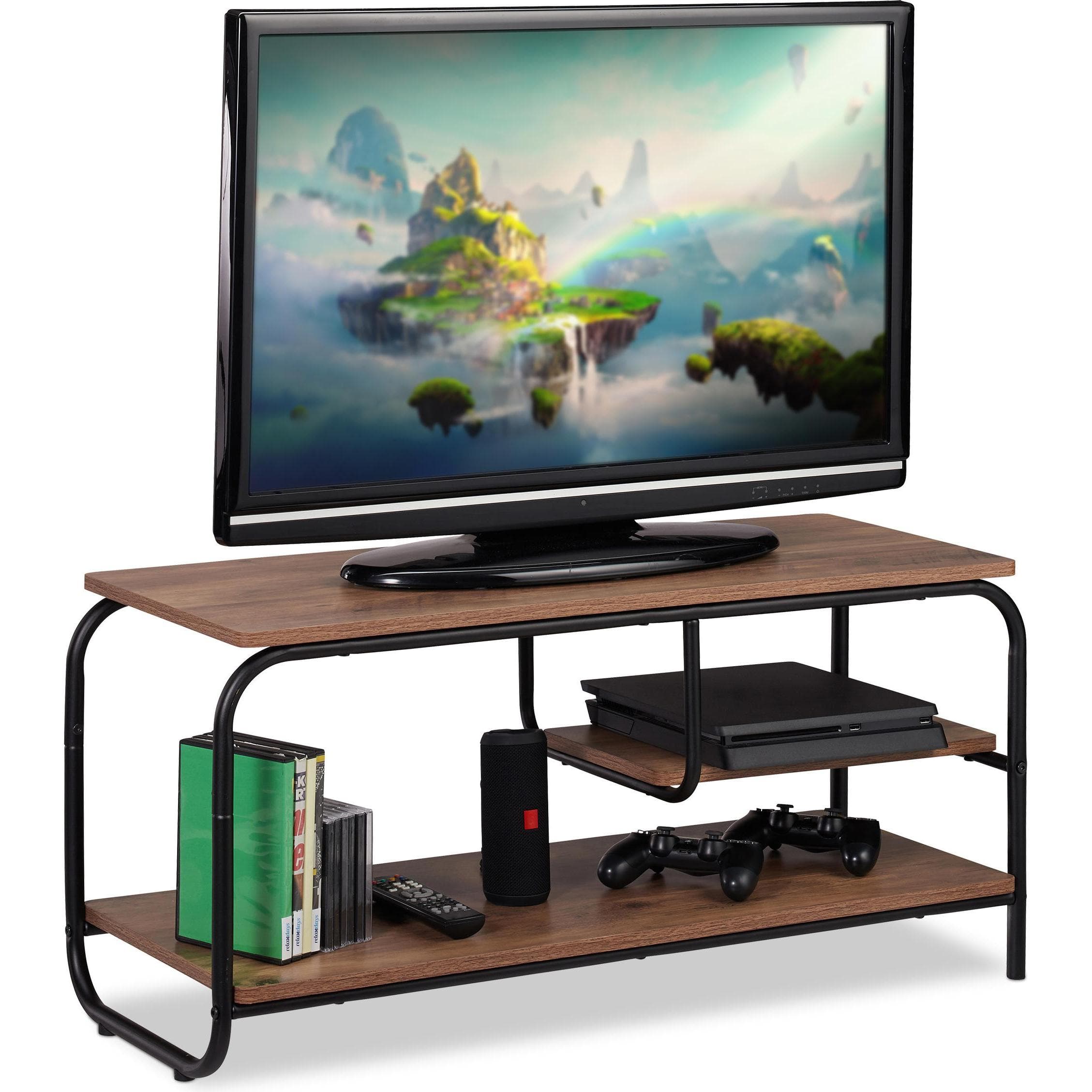 Relaxdays, TV Möbel, TV Schrank (90 x 35 x 43 cm)