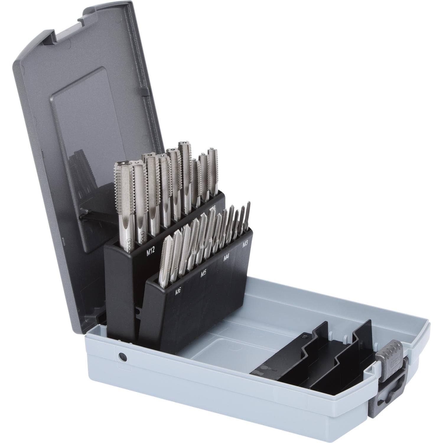 KS Tools, Gewindeschneider + Gewindebohrer, HSS Handgewindebohrer-Satz