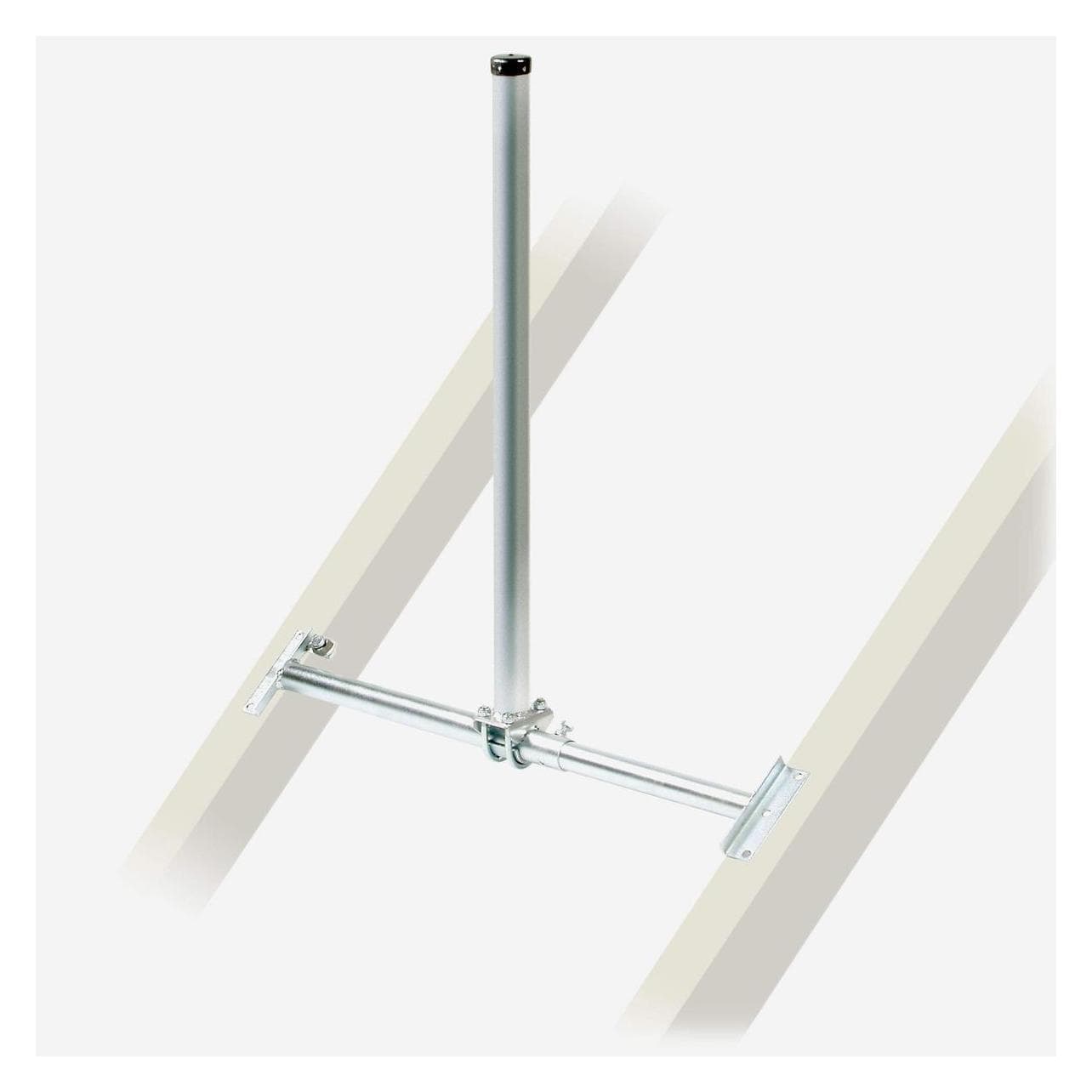 Fuba DSP 090 Dachsparrenhalter - für Sat Schüsseln bis 1,0m Durchmesser, Sparrenabstand 52 bis 85 cm, SAT Zubehör, Silber