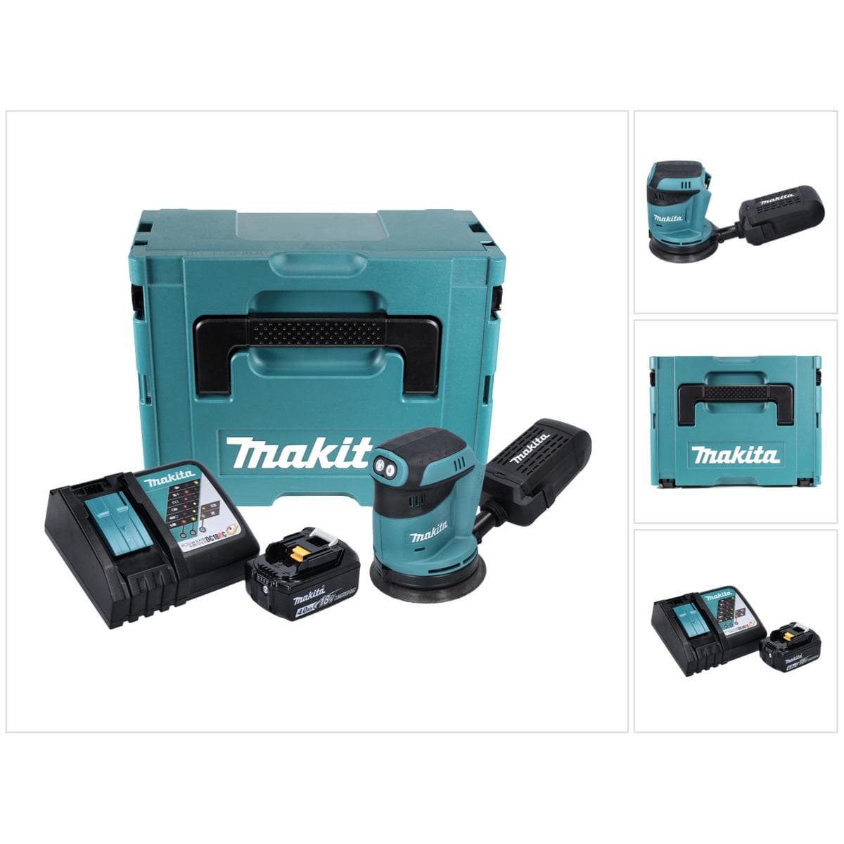 Makita, Schleifmaschine + Poliermaschine, DBO 180 (Exzenterschleifer)