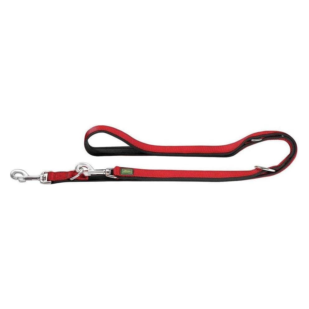 Hunter Verstellbare Führleine NeoprenNylon (Hund, Allgemein, Hundesport, Spazieren), Halsband + Leine