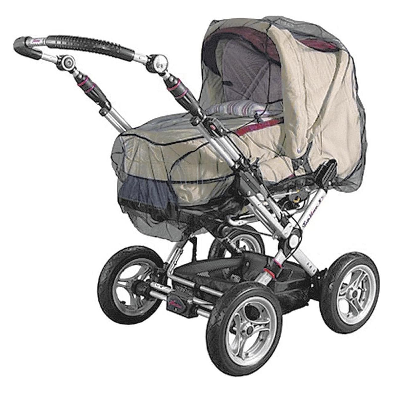 Baby Plus, Kinderwagen Zubehör, Insektennetz schwarz für Kinderwagen