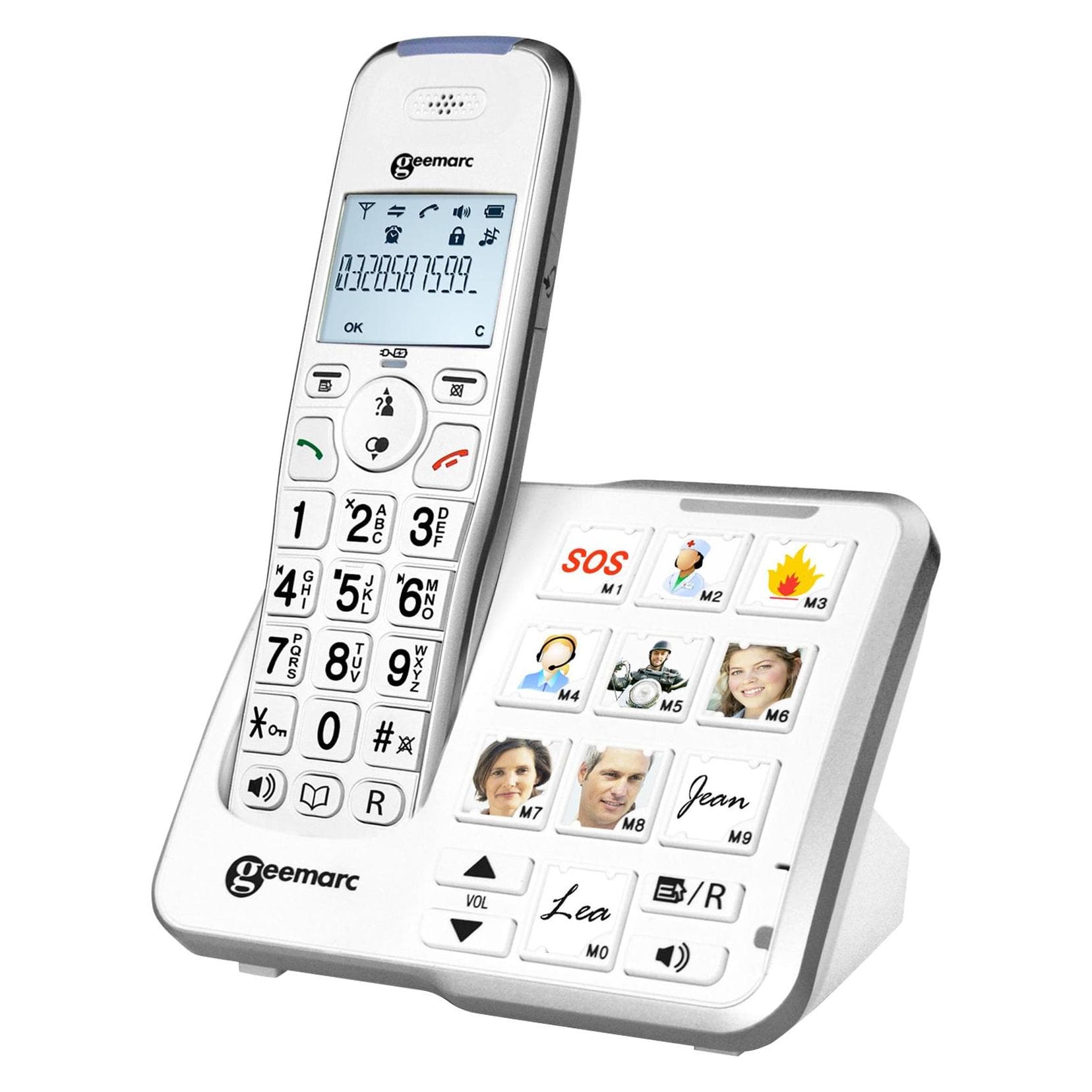 Geemarc Amplidect 295 Photo, Telefon, Weiss