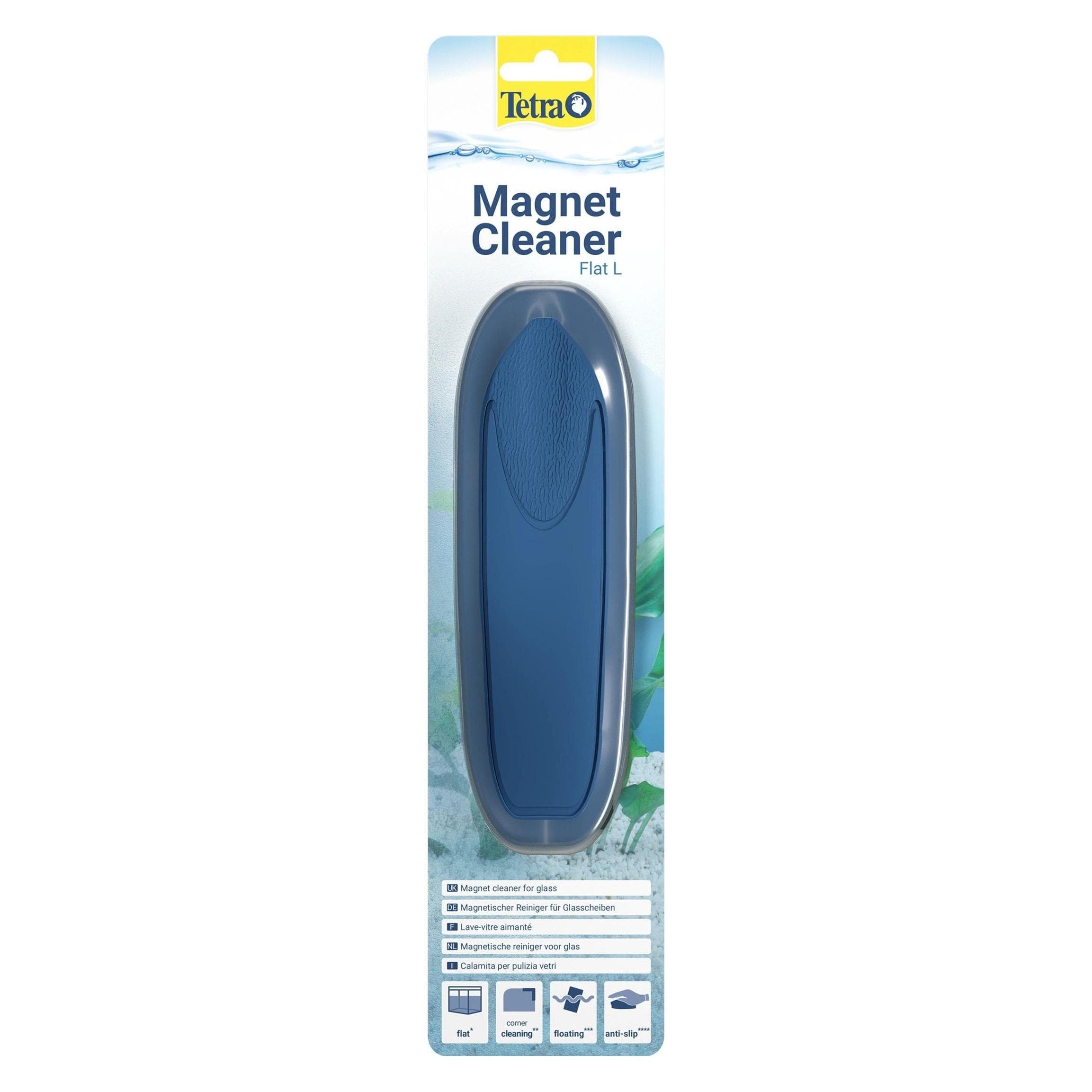 4x Tetramin Magnet Cleaner Flat L - magnetic cleaner (Aquarium Reinigung, Magnetreiniger), Aquarium Pflege