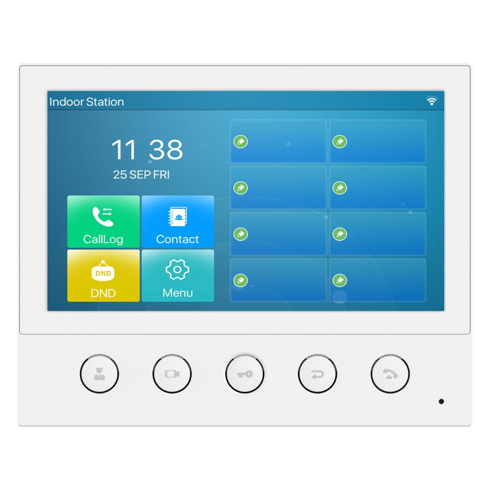 Fanvil, Klingel + Türsprechanlage, TFE SIP Indoor Station i53W (Kabelgebunden, WLAN)
