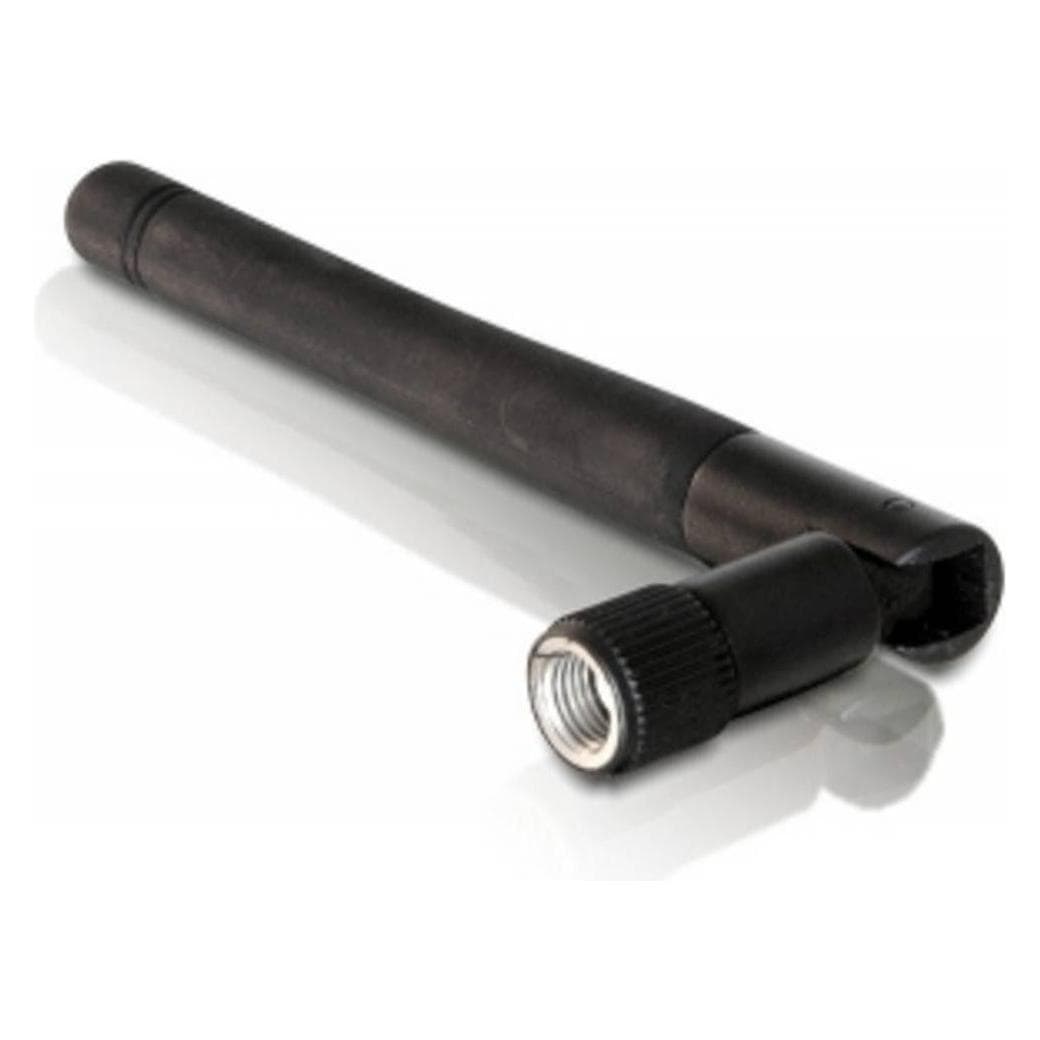 Delock WLAN-Antenne 2.4Ghz, 10.8cm Kippgelenk, drehbar, 2dBi (WLAN), Netzwerkantenne