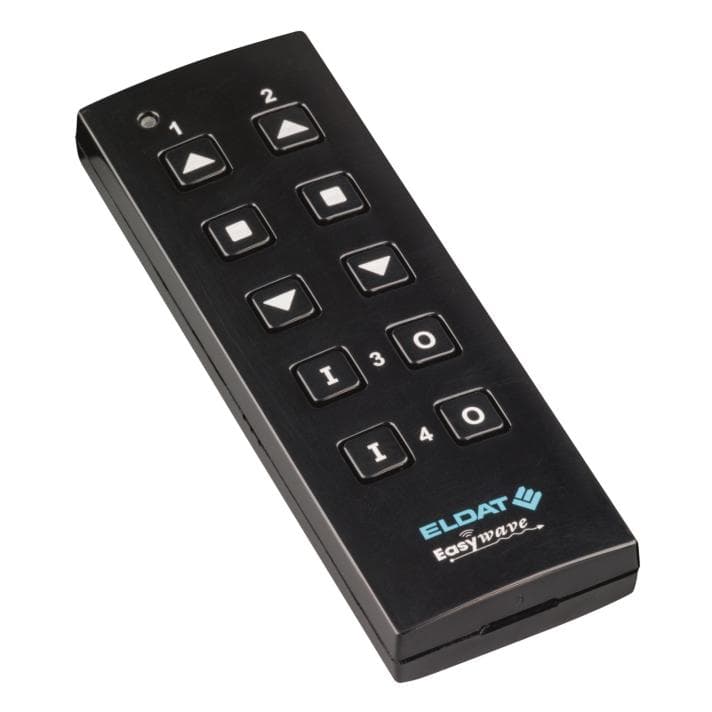 Eldat Handsender RT34E5004-01-22 4-Kanal, tiefschwarz RAL9005, Automatisierung