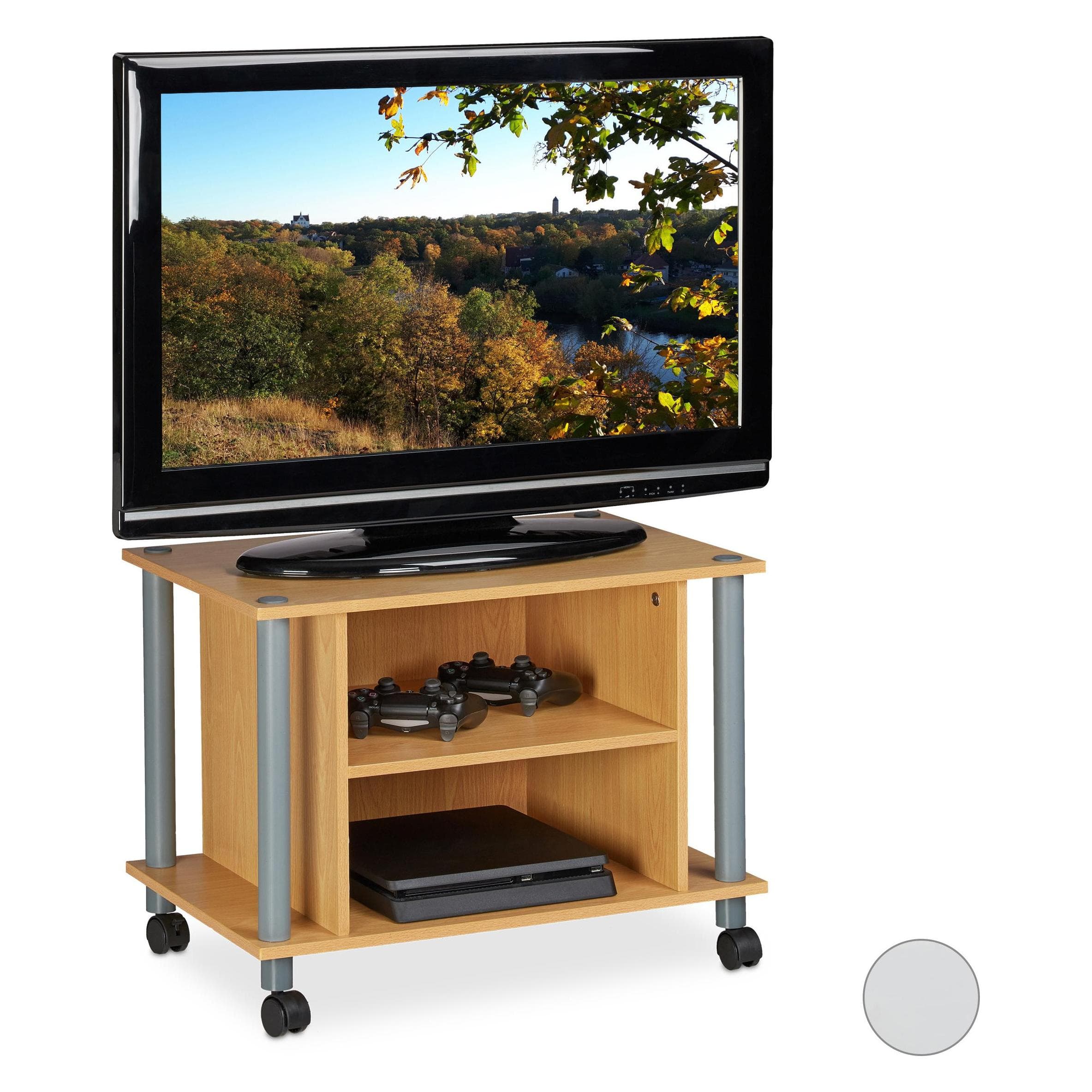Relaxdays, TV Möbel, TV Tisch (60 x 40 x 45 cm)