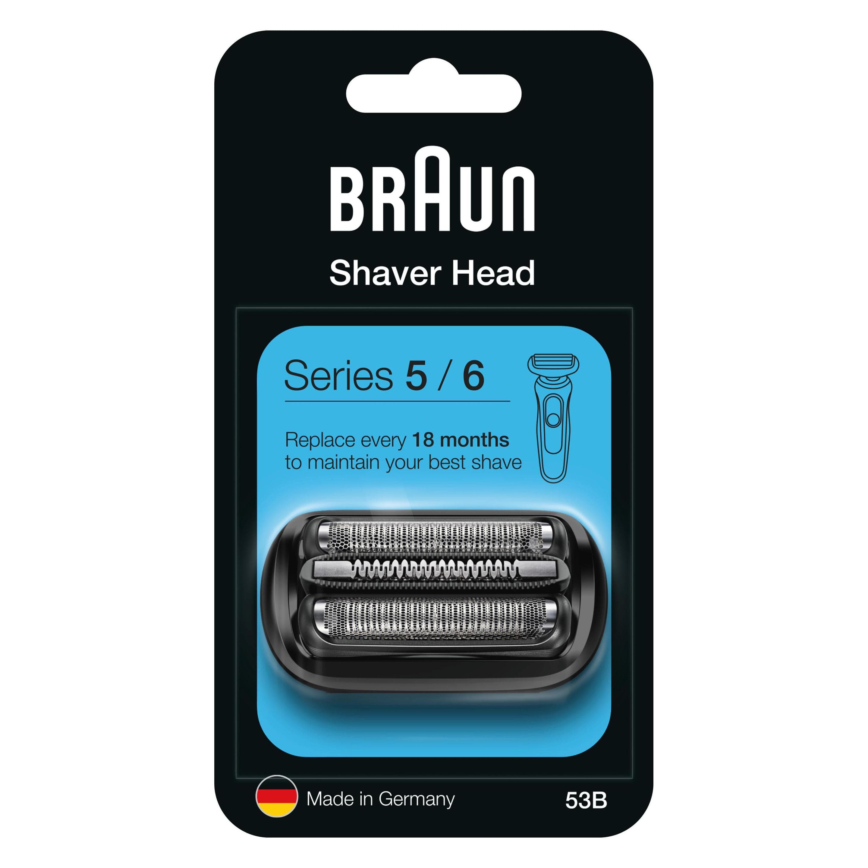 Braun, Zubehör Haarentfernung, Rasierkopf Serie 5 und 6 (1x)