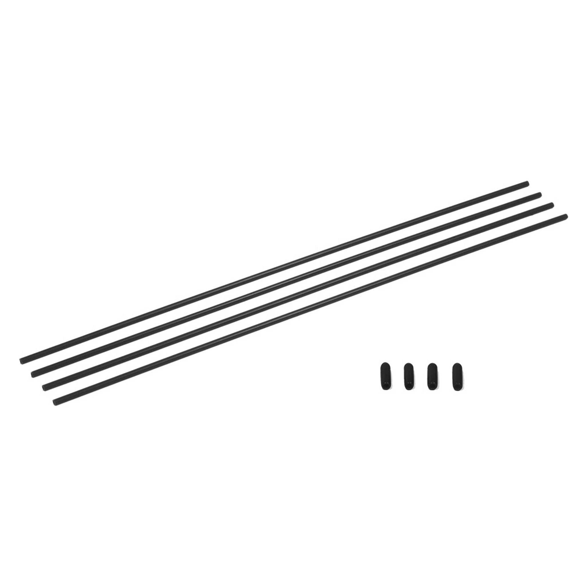 Carson Antenna Tube Black 4Pcs.