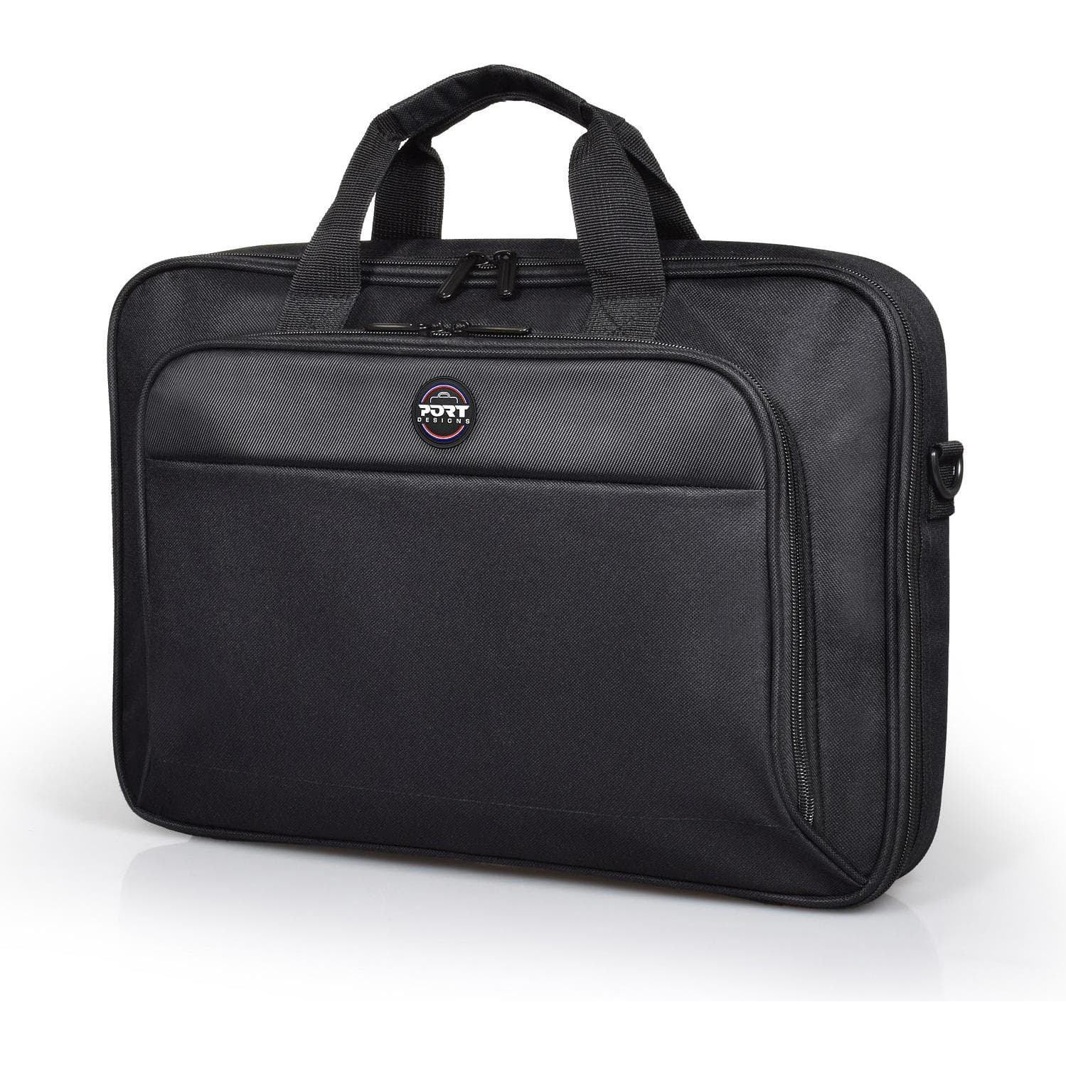 Port Designs HANOI II CLAMSHELL 105064 Fits iki size 15.6 " (15.60", Universal), Notebooktasche, Schwarz