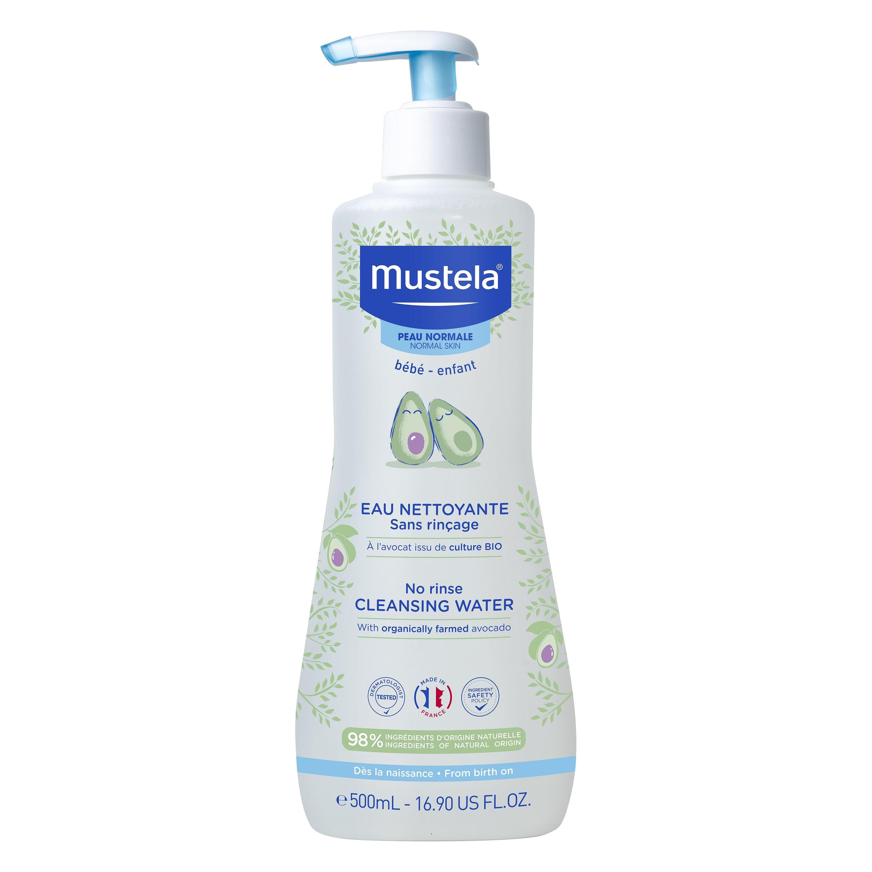 Mustela, Babykörperpflege, Reinigungsfluid ohne Abspülen