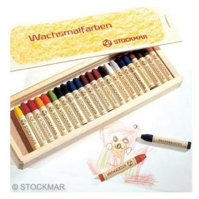 Stockmar, Malstifte, Wachsmalstift 24 Stifte (24x)