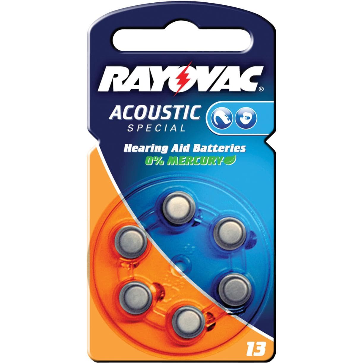 Rayovac Acoustic Special 13 (6 Stk., PR48, 290 mAh), Batterien + Akkus