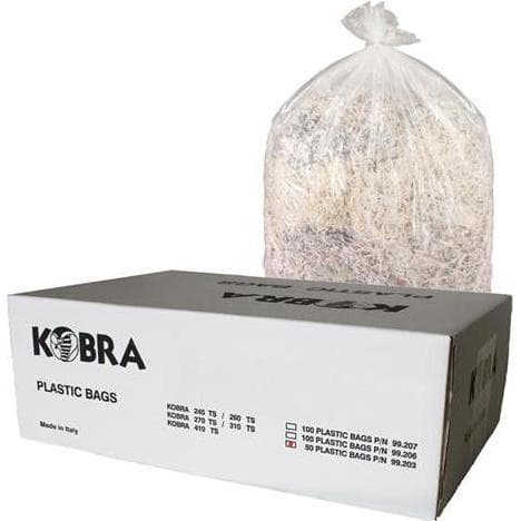 Kobra Plastiksäcke (50 Stk.) zu 410 TS / 310 TS HD / 390 / 400 / 300.1 / 300.2 / AF1, Abfallsack, Transparent