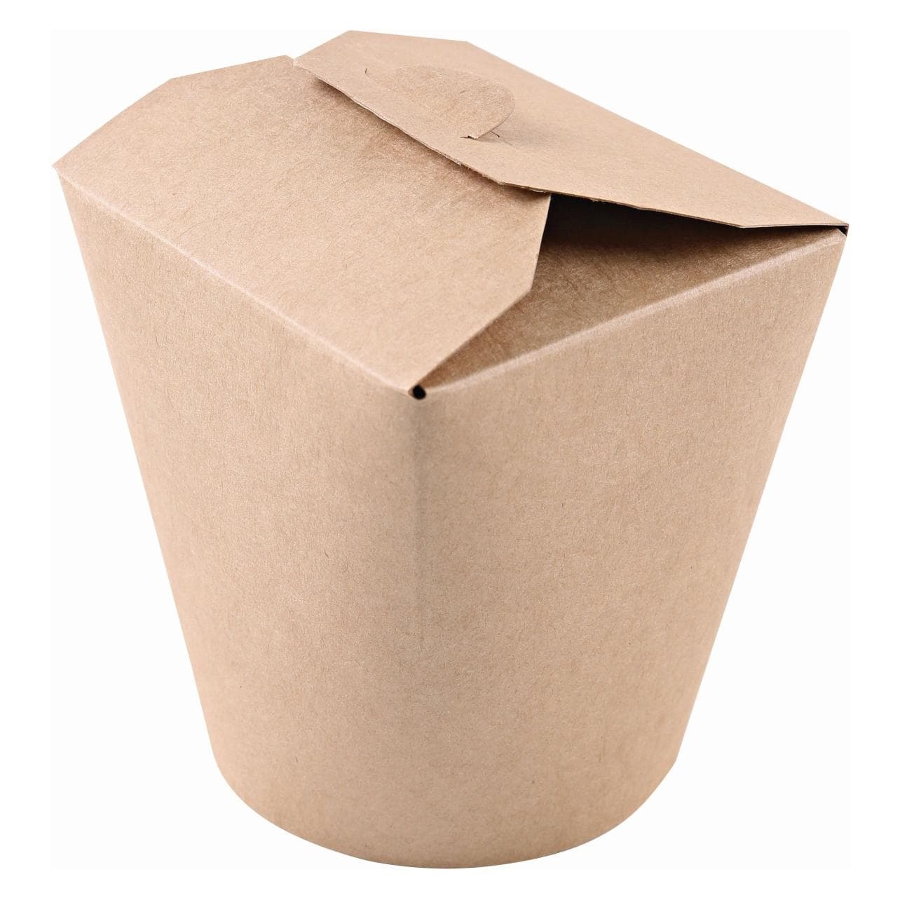 Naturestar Foodboxen Bio Asia 800ml 100x90x108mm Kraftpapier/PLA braun VE=50 Stück, Einwegbehälter, Braun