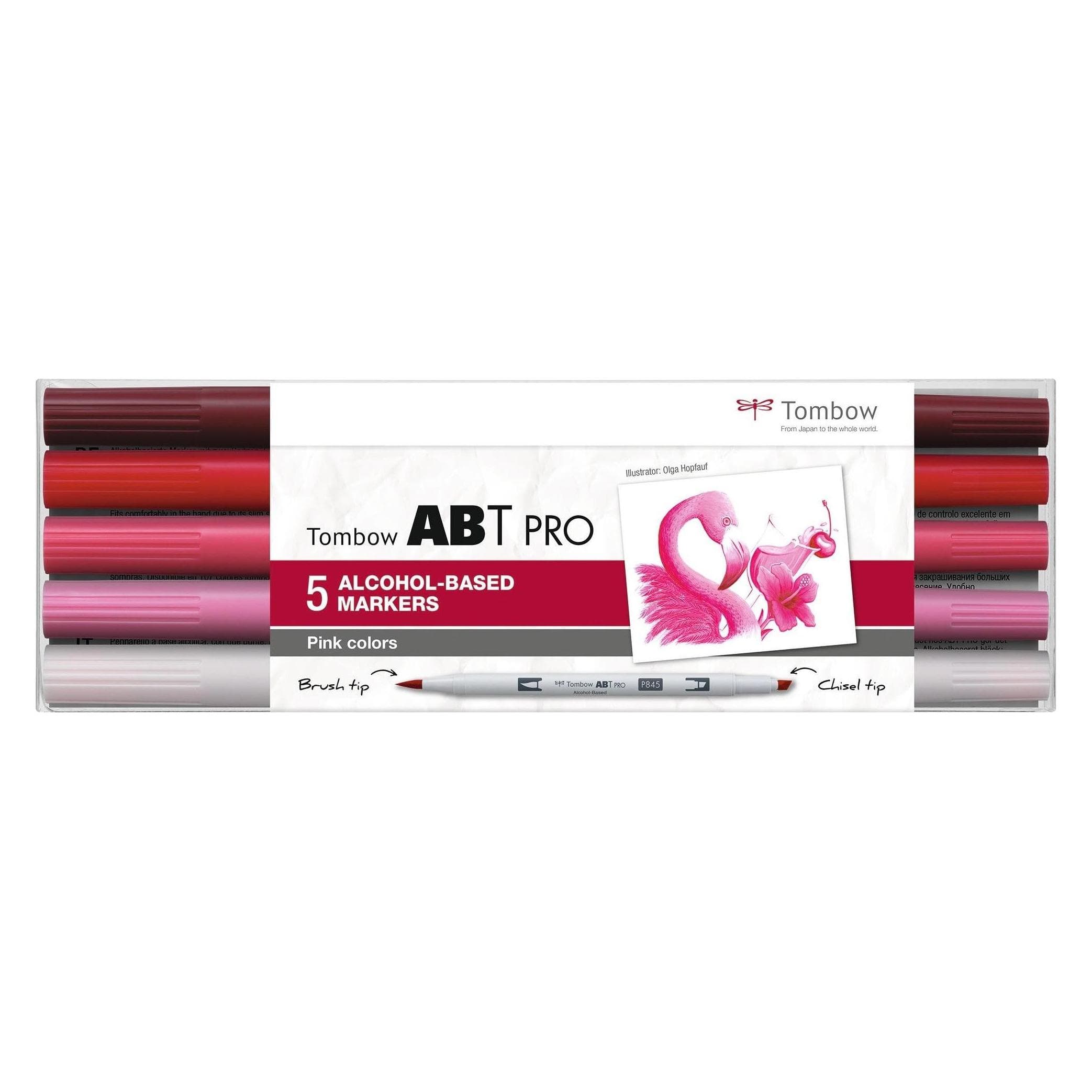 Tombow, Malstifte, Stifte Pink Colors, Box, 5er-Set (5x)