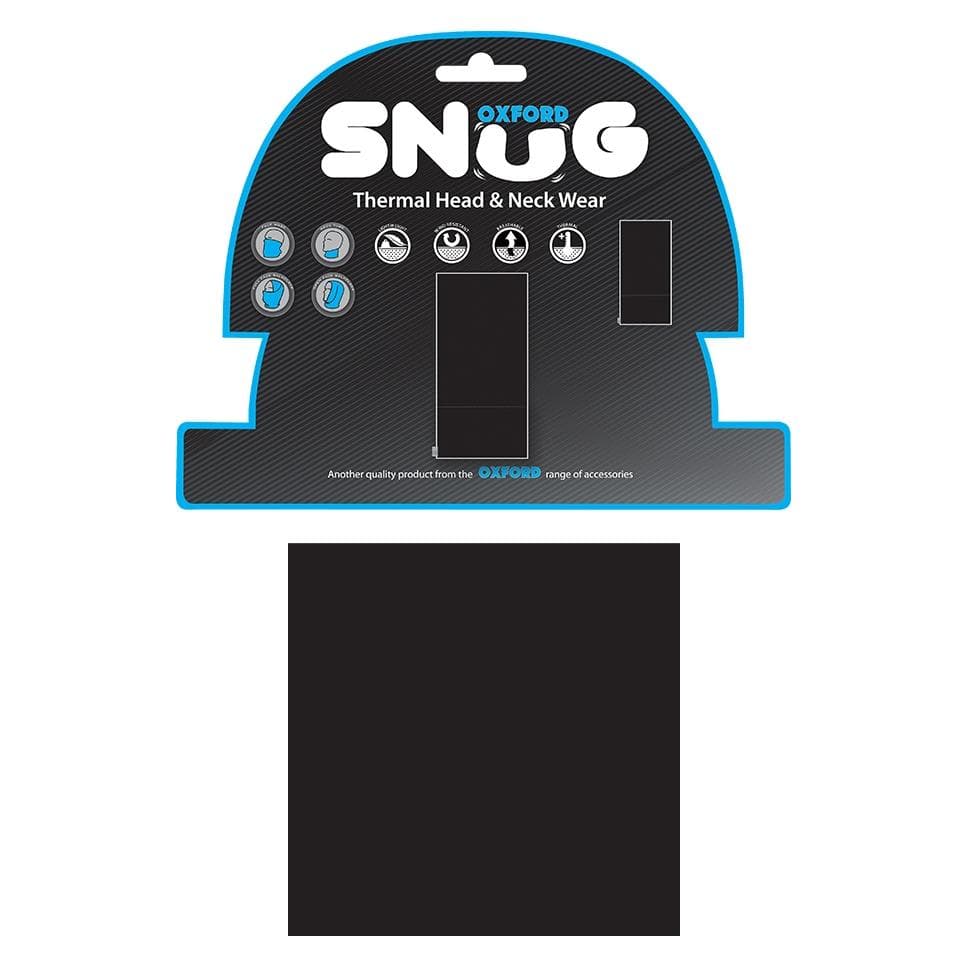 Oxford, Unisex, Sturmhaube + Halsschlauch, Snug Black, Schwarz, One Size