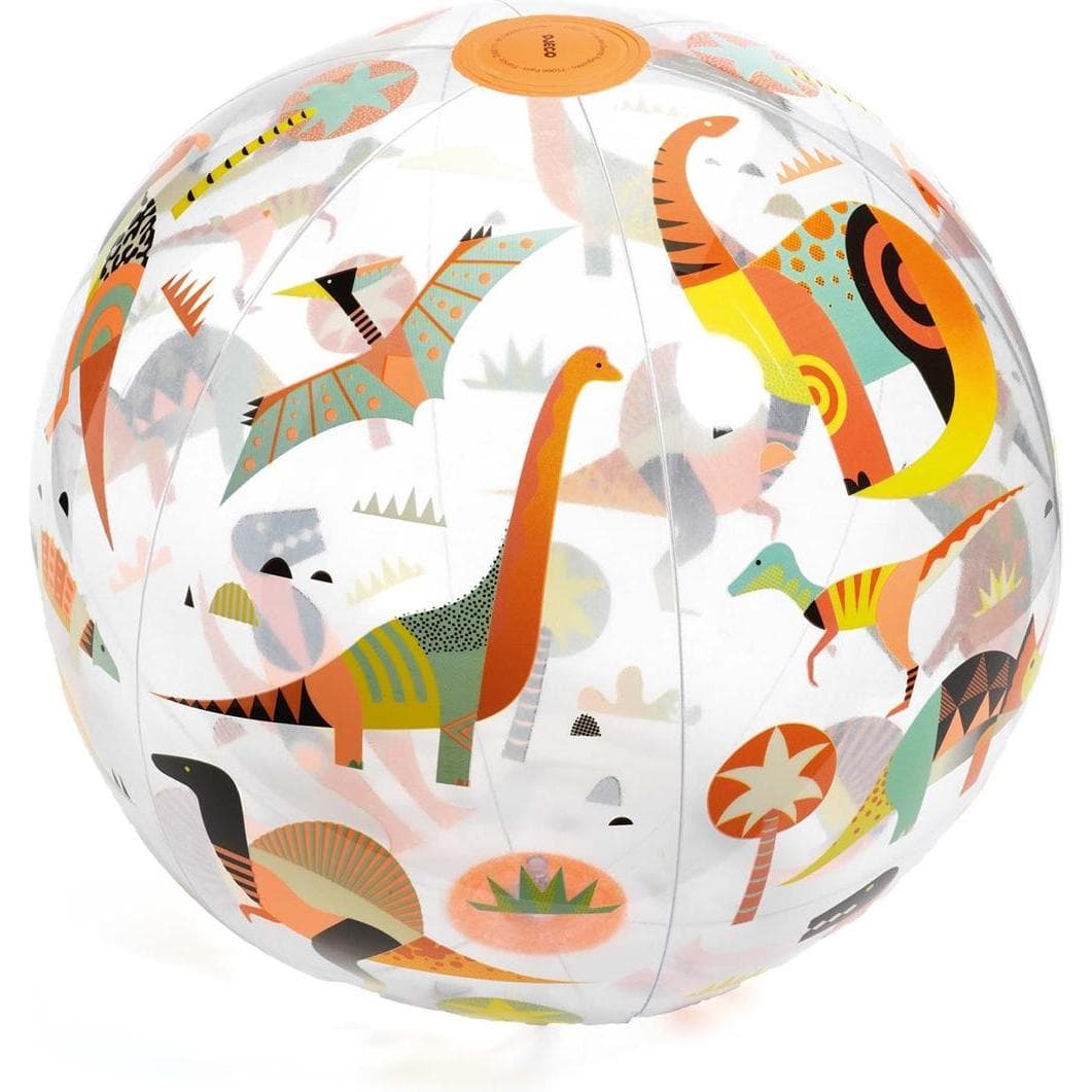 Djeco Ball Dino Ø 35cm mit Fluofarbe