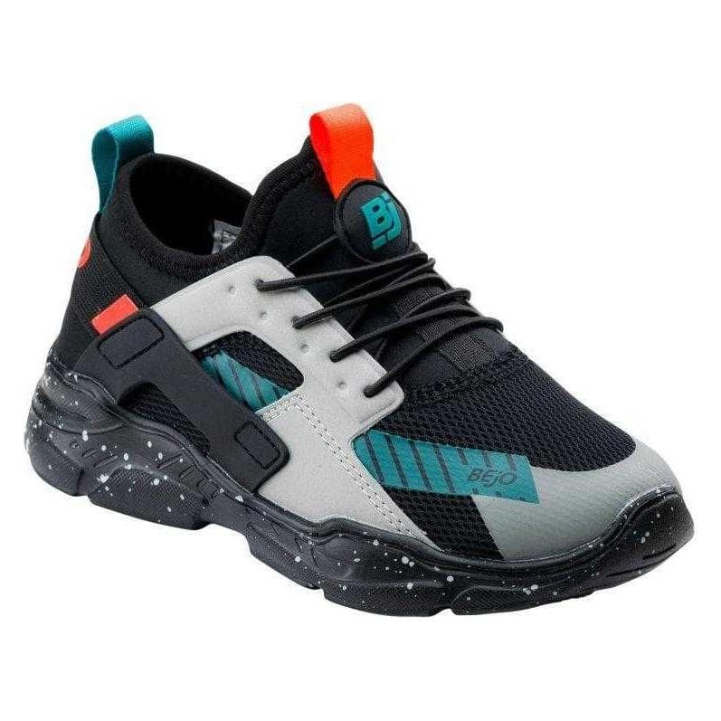 Bejo, Jungen, Sneakers, Slikter Jr, Schwarz, Grau, Silber, (29, 30)
