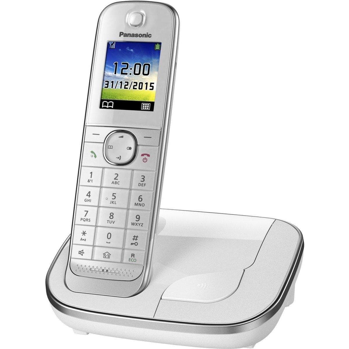 Panasonic KX-TGJ310GW (DE-Version), Telefon, Schwarz, Weiss