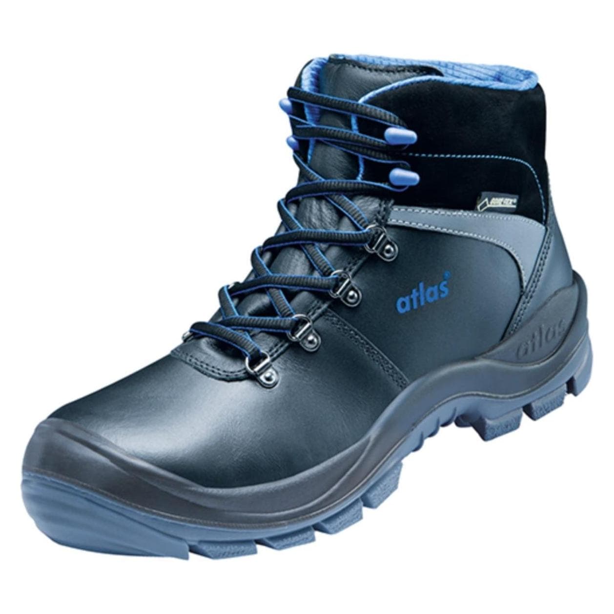 Atlas, Sicherheitsschuhe, Herren S3 Sicherheitsschuhe "GTX 745" GORE-TEX schwarz Grösse 48 (S3, 48)