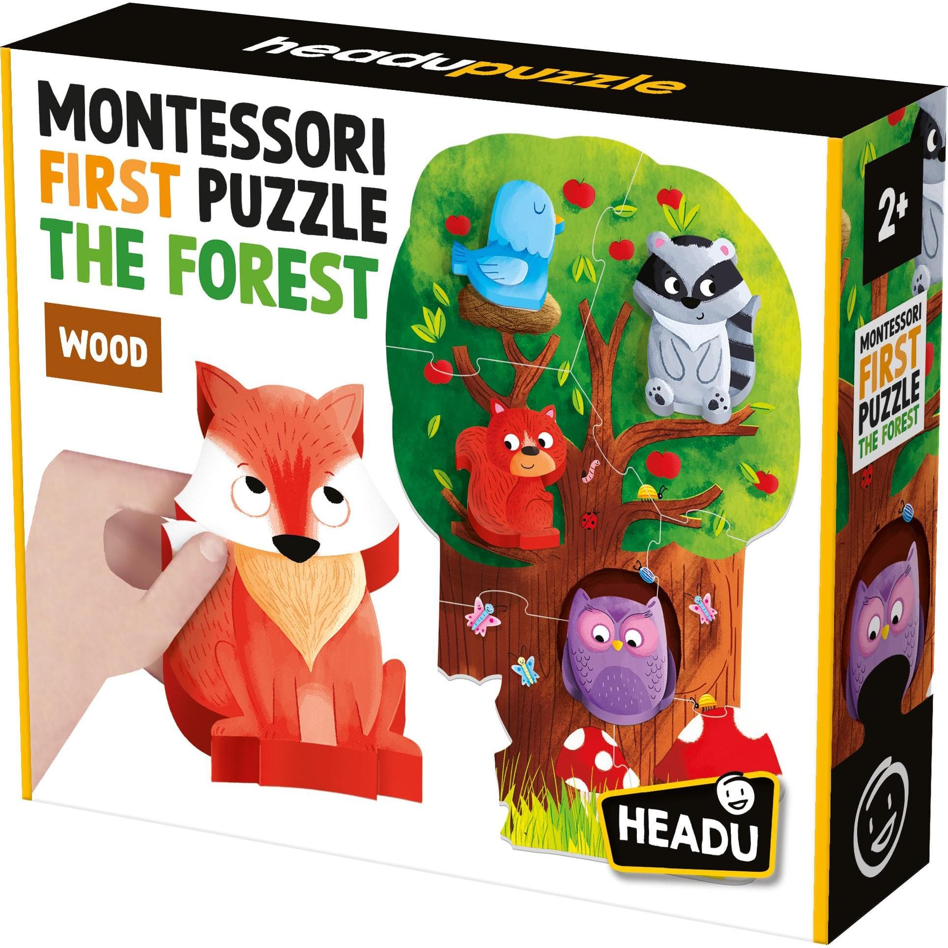 Headu My First Forest mit 5 Holztieren (5 Teile)