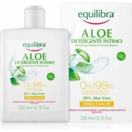 Equilibra, Intimpflege, Feuchtigkeitsspendendes Gel für die Intimhygiene Aloe Vera 200 ml (Intimgel, 200 ml)