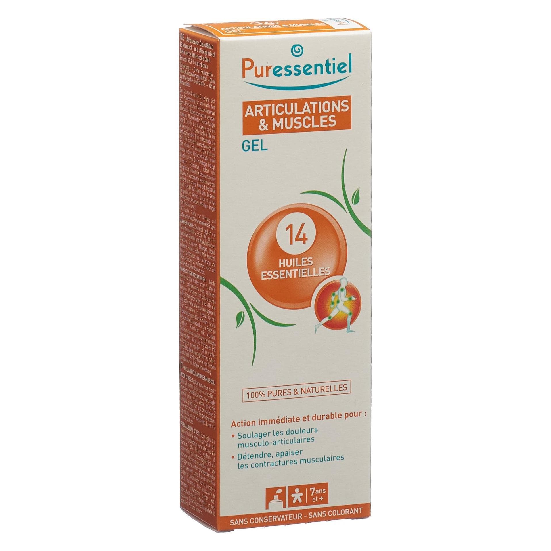 Puressentiel, Muskelsalbe + Kühlpad, Gelenk & Muskel (1x, 60 ml)