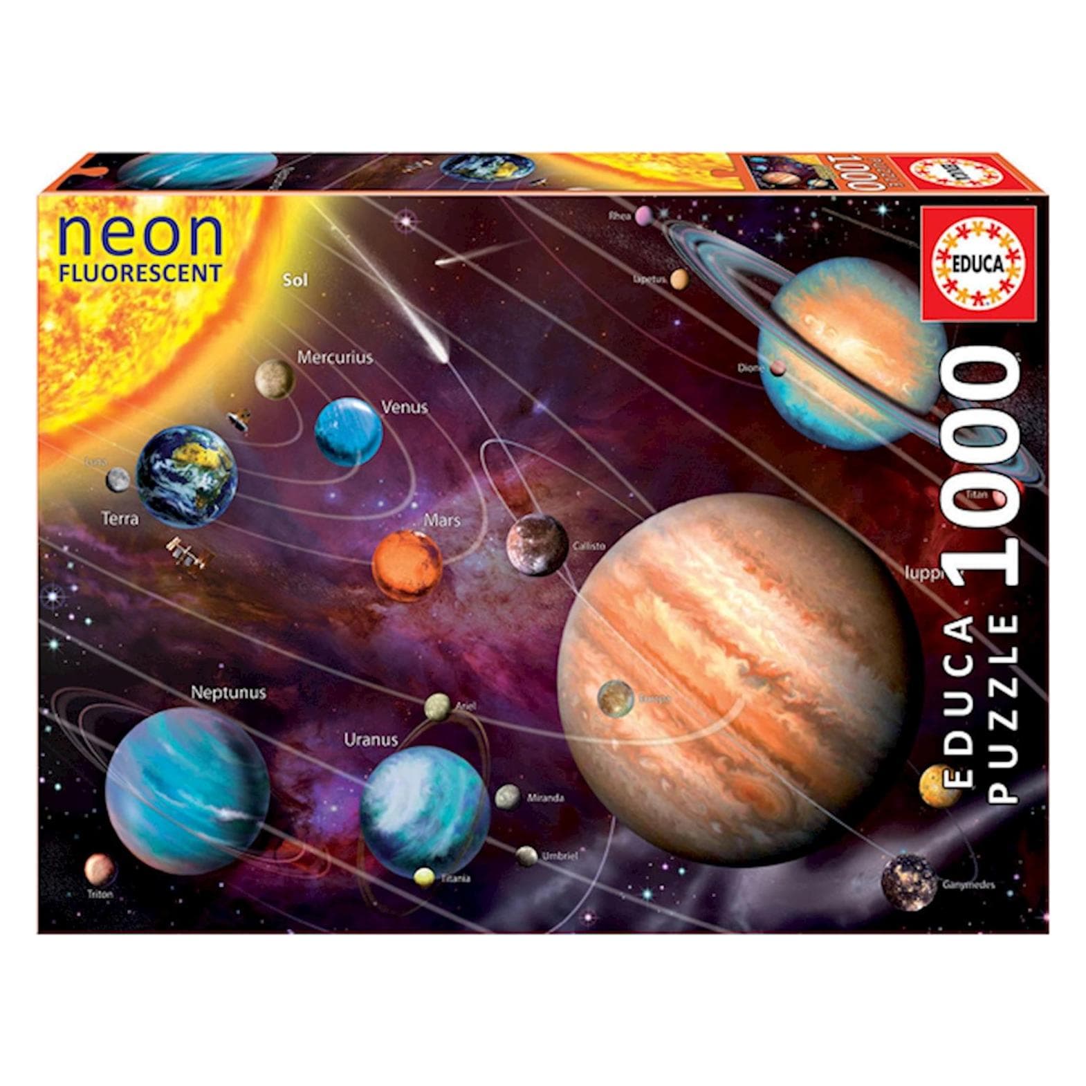 Educa Solar System Neon (1000 Teile)