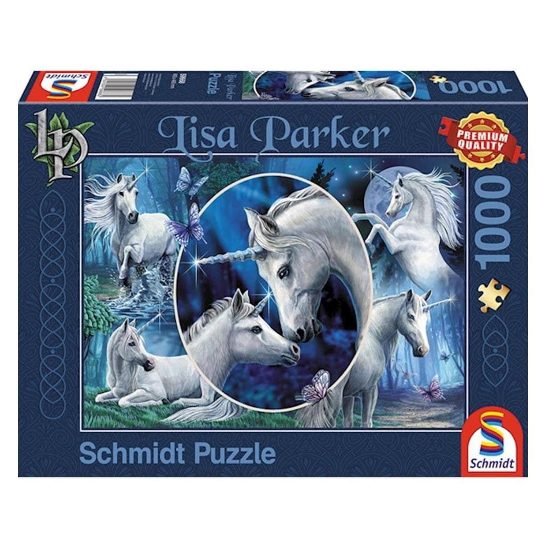 Schmidt Spiele Anmutige Einhörner (1000 Teile)