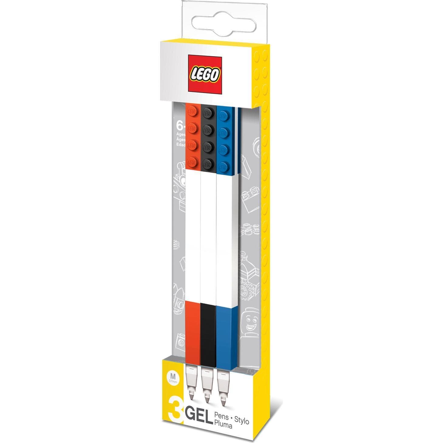 LEGO, Schreibstifte, Gelschreiber, 3er Pack (3x)