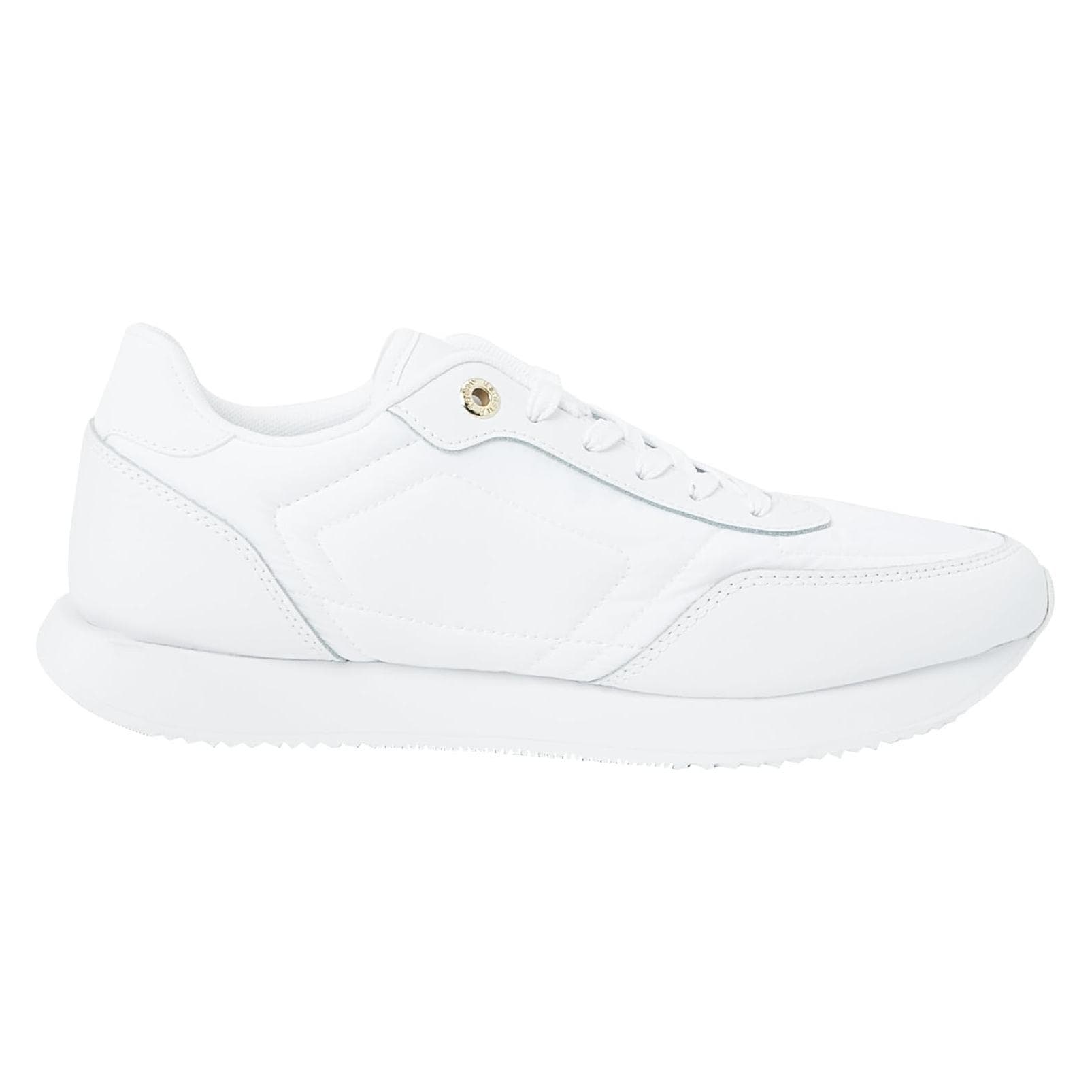 Tommy Hilfiger, Damen, Sneakers, Scarpe da Corsa Essenziali, Weiss, (41)