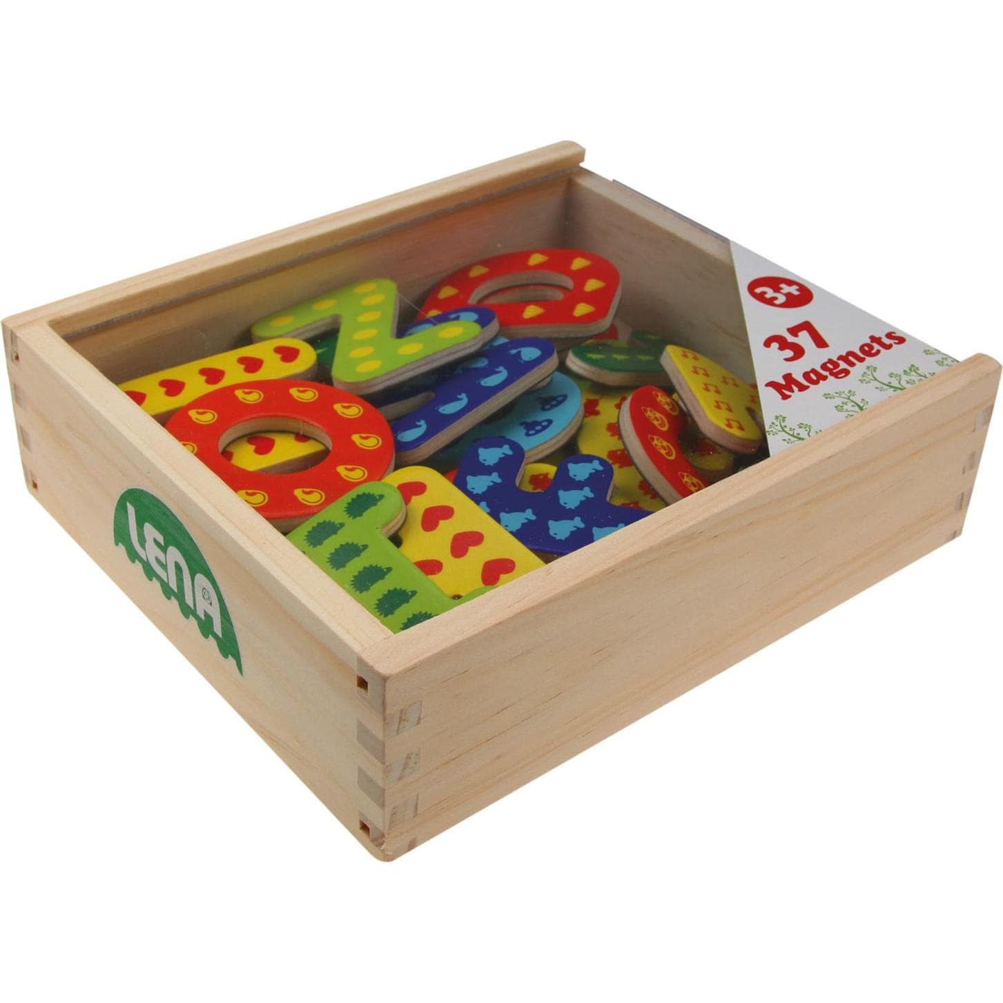 Lena, Holzbuchstaben + Stoffbuchstaben, Buchstaben
