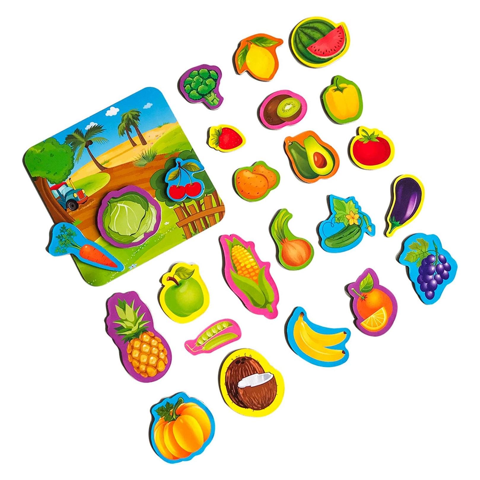 Roter Käfer Spielmagnete Obst und Gemüse (3 - 5 Jahre)