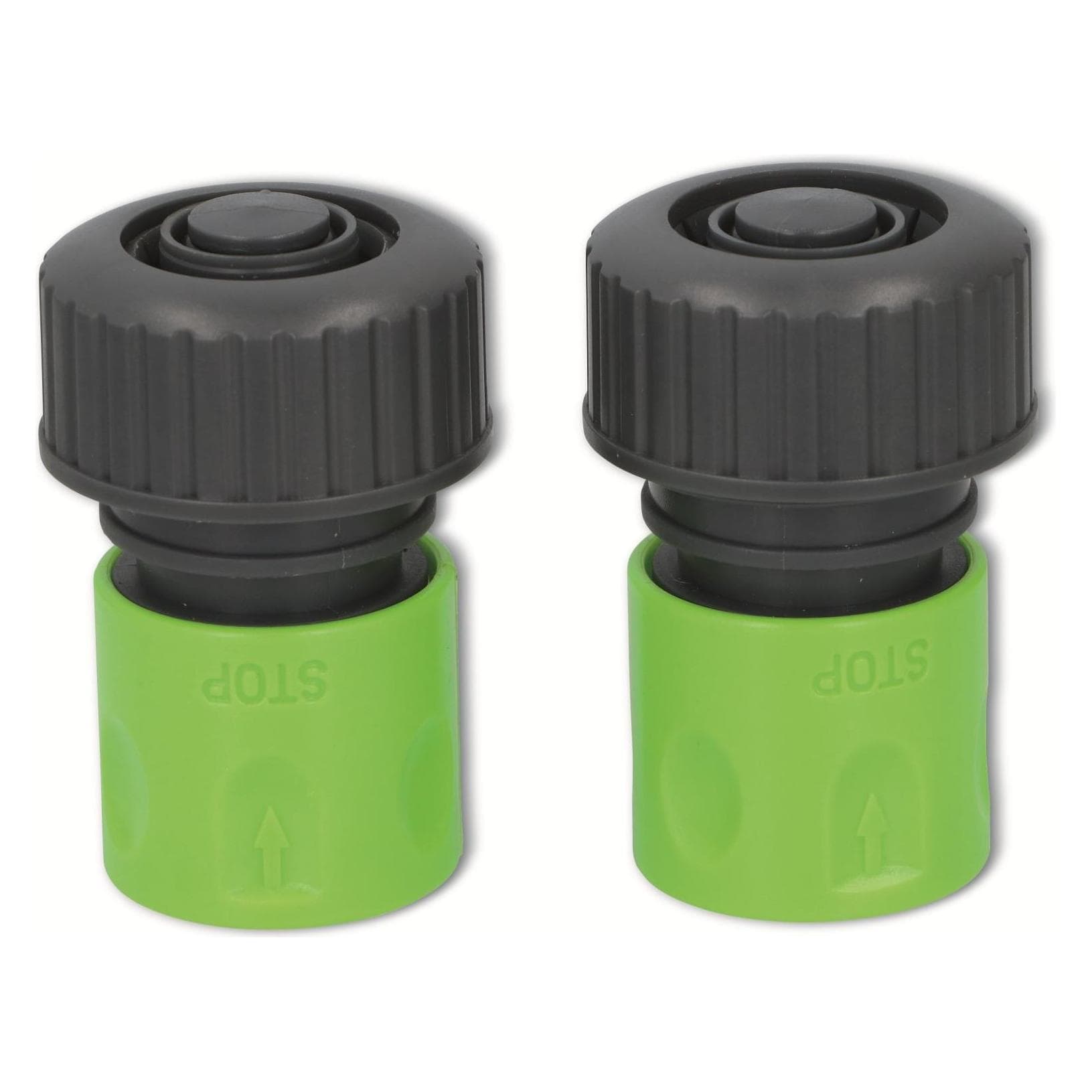 Kinzo, Schlauchanschluss + Schlauchverbinder, Hosecnnctr 2pc 3/4" D4,2x6,2cm (Schlauchanschluss, Wasserstop)