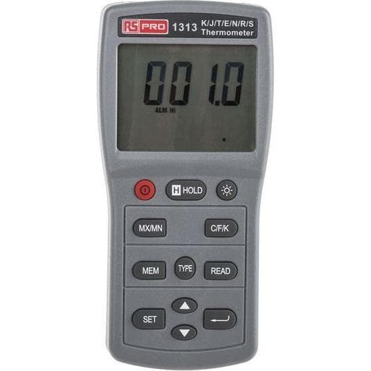 RS PRO 1-Channel Thermometer, Selectable, Messtechnik