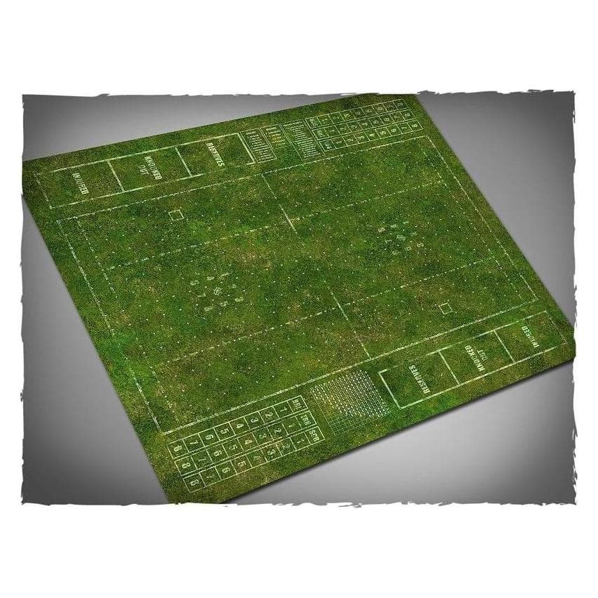 Deep-Cut Studio 32MATBB4P - Spielmatte - Gras, PVC Matte, Blood Bowl Spielfeld, Grösse 87 × 99 cm (Kunststoff)