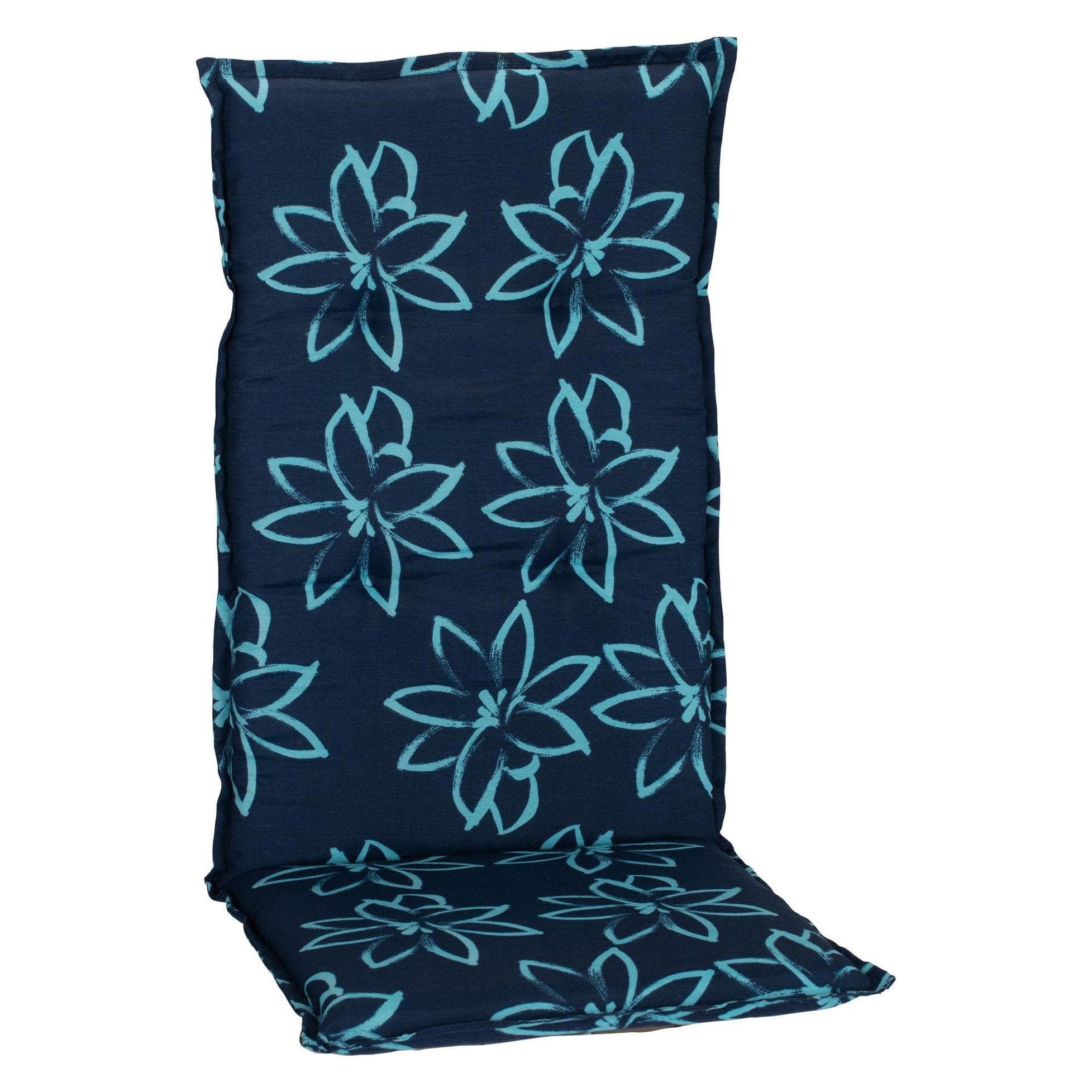 Acamp, Sitzkissen, Stuhlauflage Bunde 118 x 50 cm, Blau (118 x 50 cm)