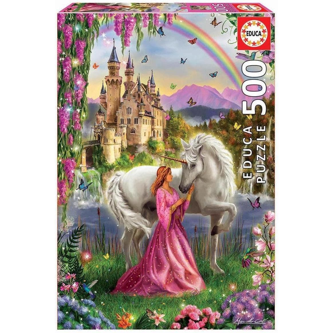 Educa Fee mit Einhorn (500 Teile)