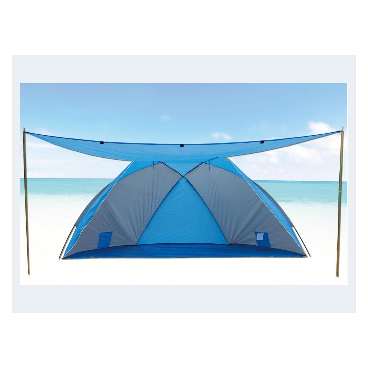 Rix, Zelt, (Strandzelt + Strandmuschel, 3 Personen)